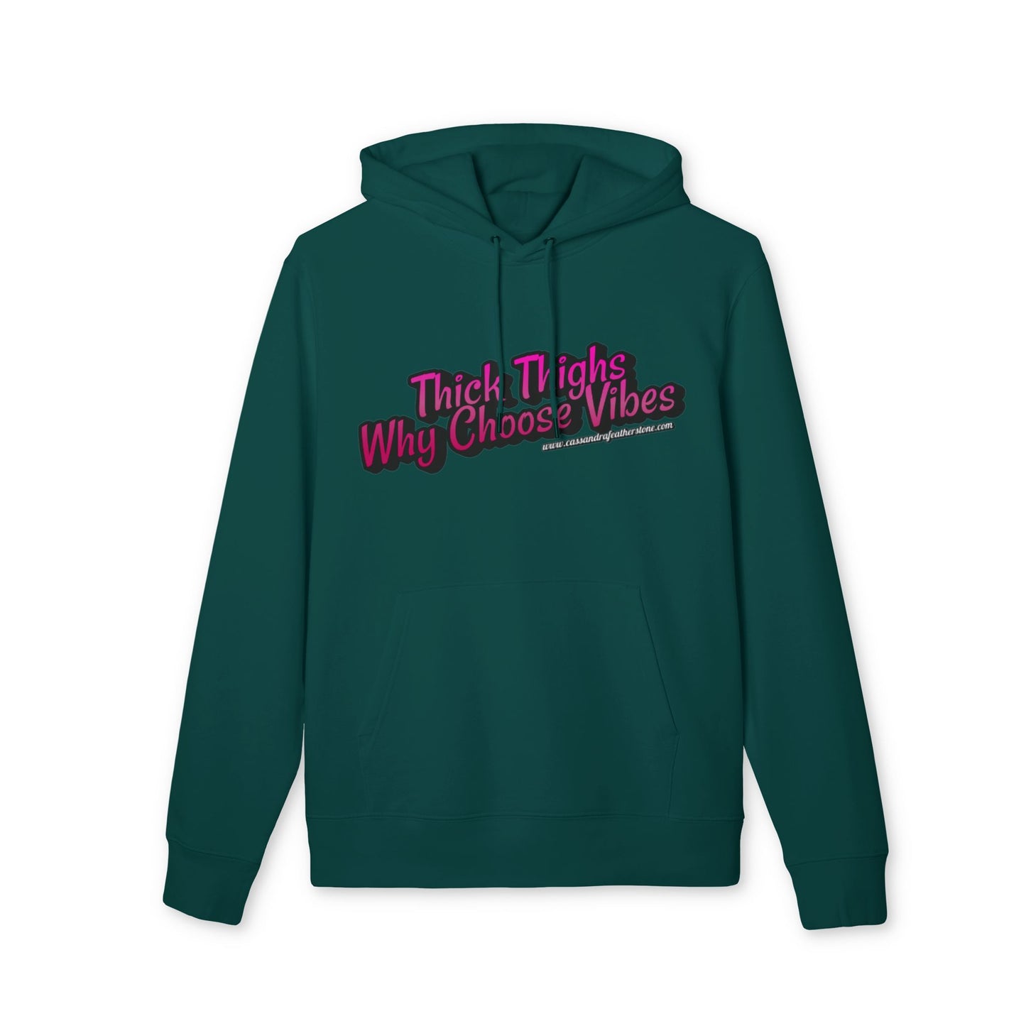 'Thick Thighs, WhyChoose Vibes' Unisex Cruiser 2.0 Hoodie