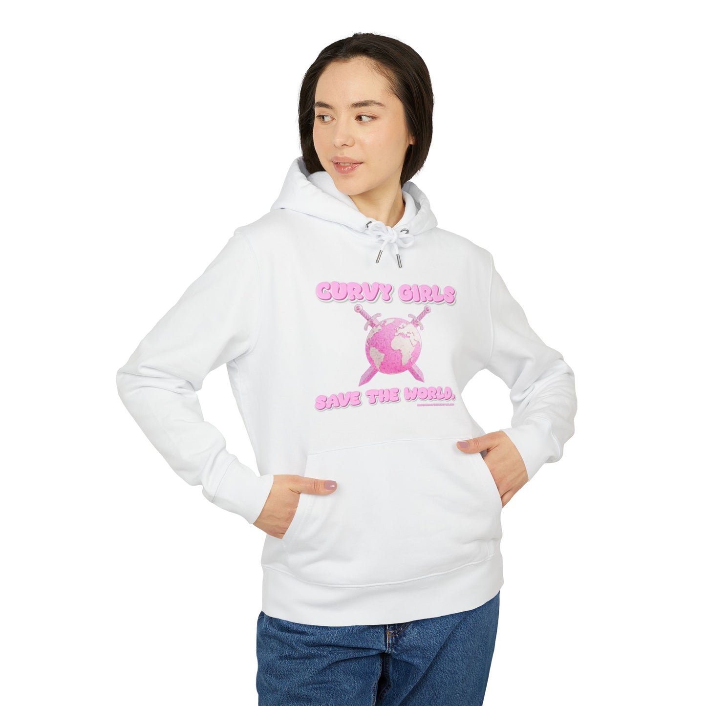 'Curvy Girls Save The World' Unisex Cruiser 2.0 Hoodie
