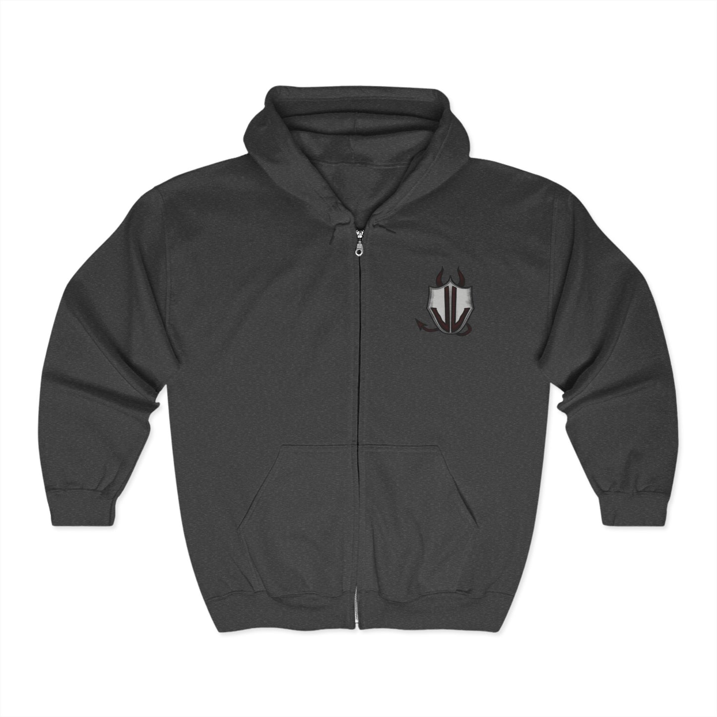 Cassandra Featherstone x Spookacola 'Kit Kat' Unisex Heavy Blend™ Full Zip Hooded Sweatshirt