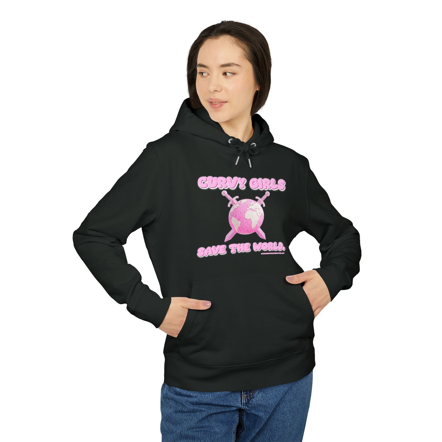 'Curvy Girls Save The World' Unisex Cruiser 2.0 Hoodie