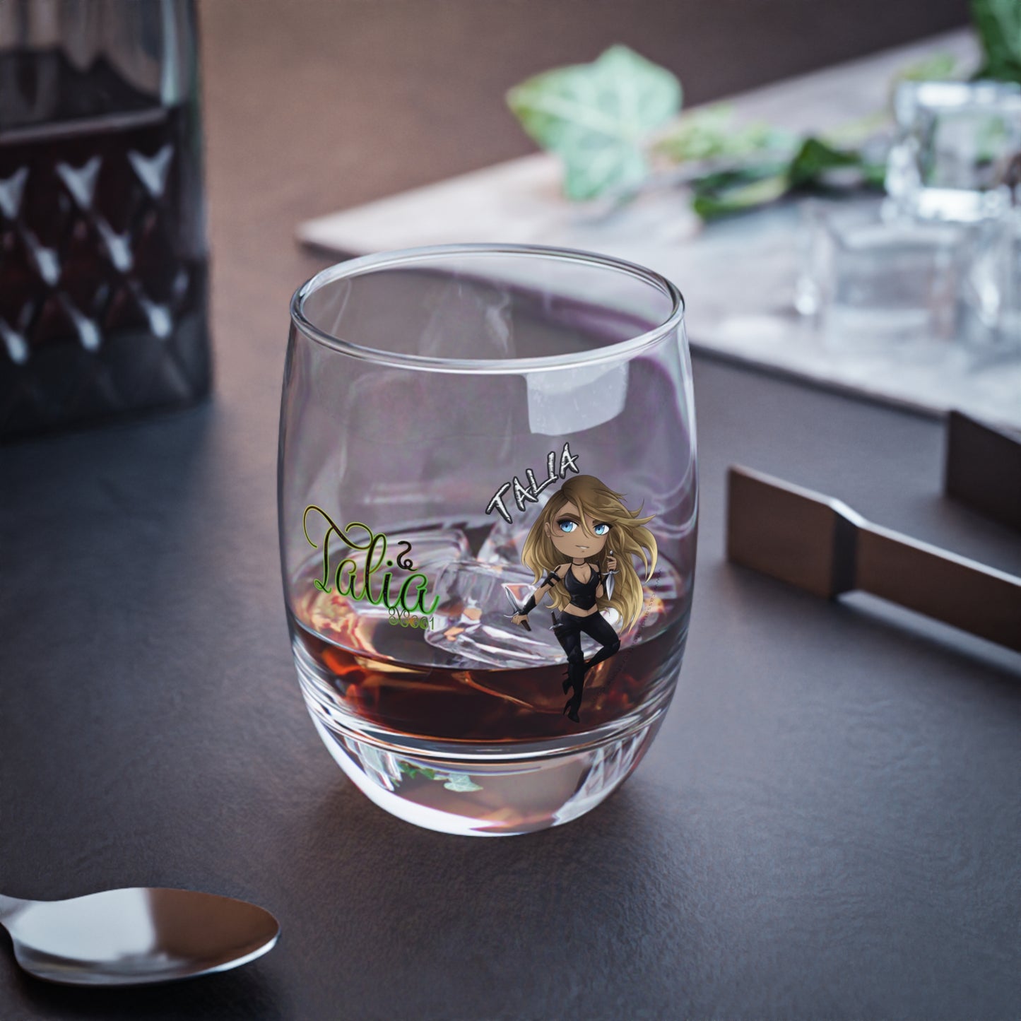 Cassandra Featherstone x Krisseymage 'Talia' Stemless Glass