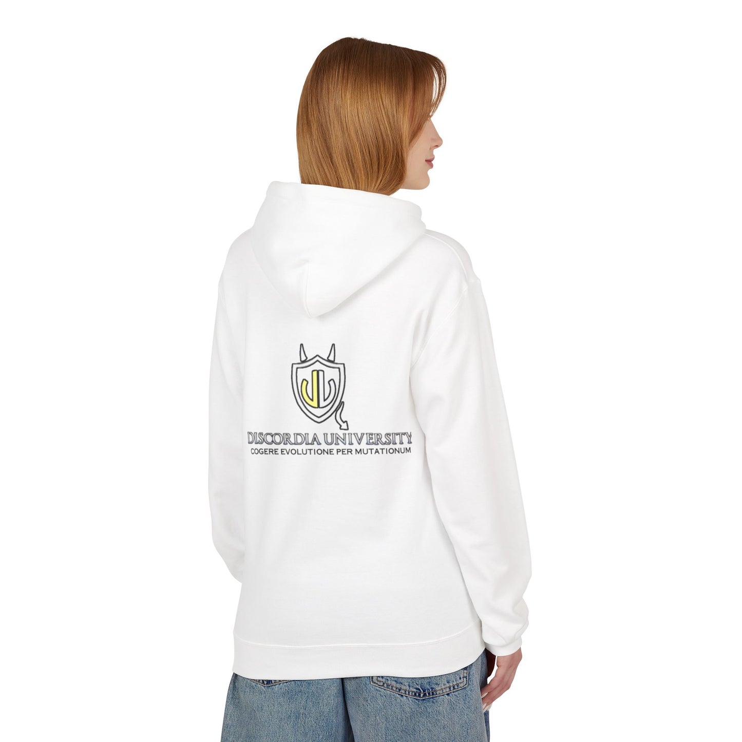 Salem's Poof Blocker (Discordia University) Unisex Midweight Softstyle Fleece Hoodie
