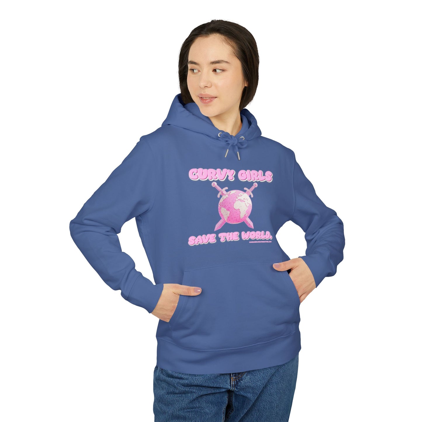 'Curvy Girls Save The World' Unisex Cruiser 2.0 Hoodie