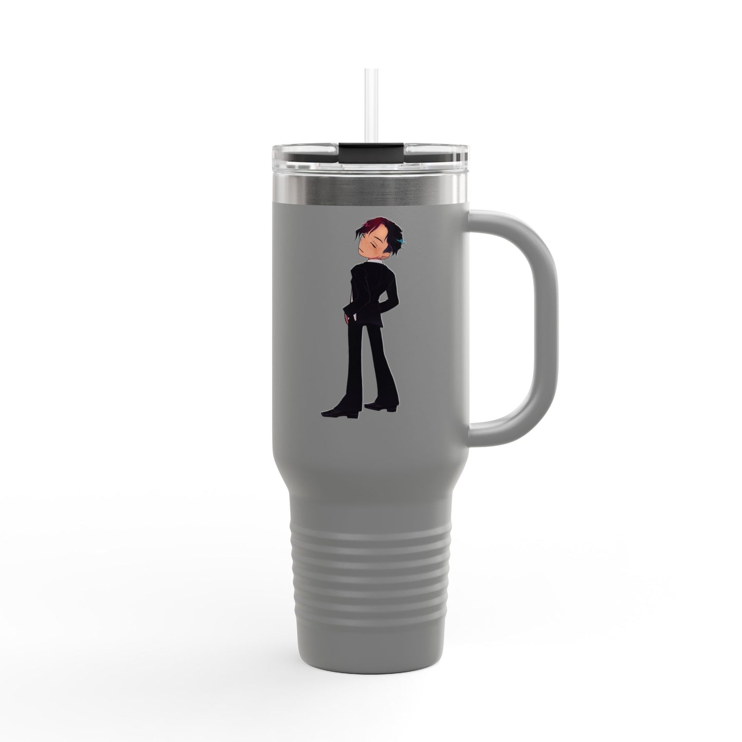 Cassandra Featherstone x Spookacola 'Kit Kat' (Discordia University) Insulated Travel Mug, 40oz