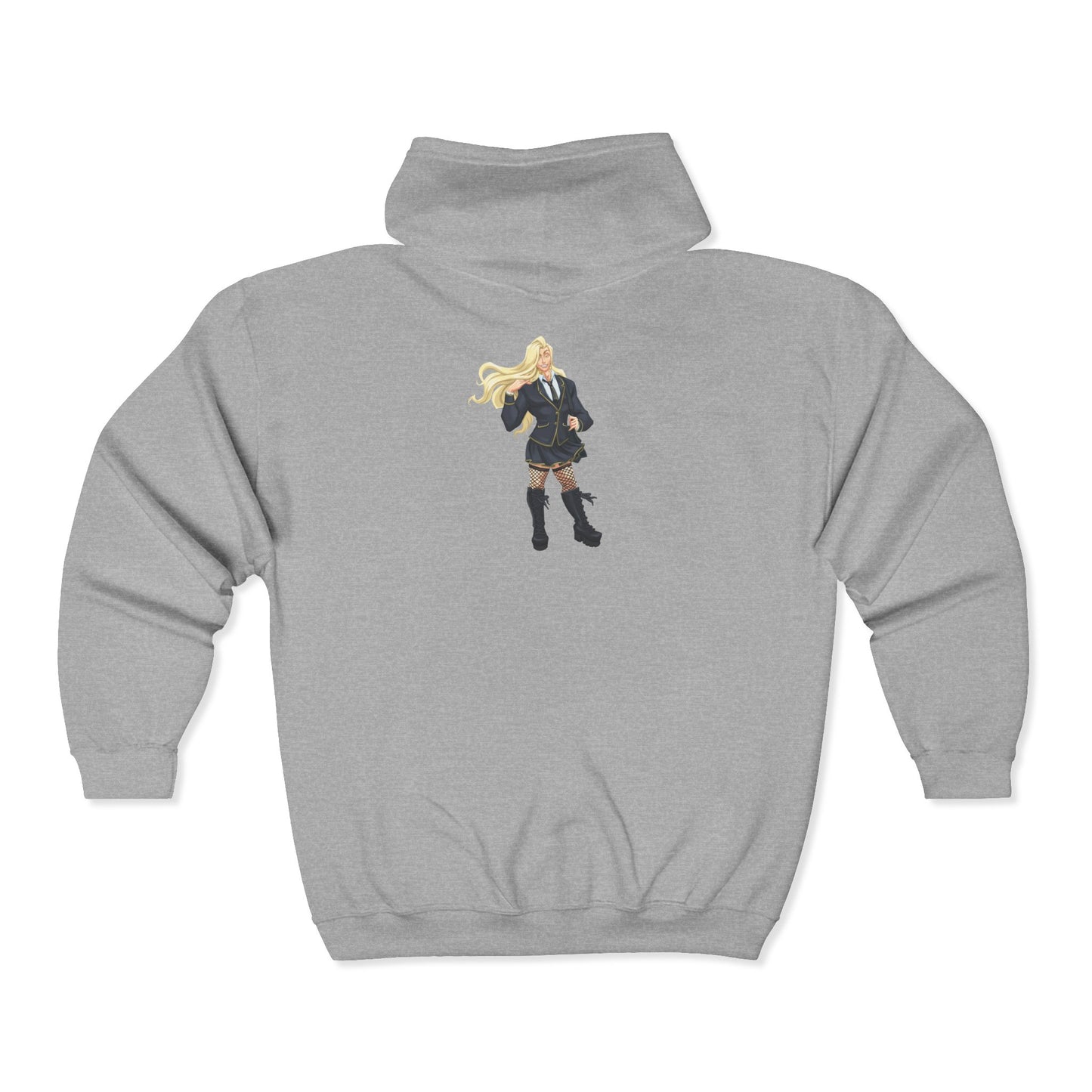 Cassandra Featherstone x Phantom Dame 'Xerxes' Unisex Heavy Blend™ Full Zip Hooded Sweatshirt