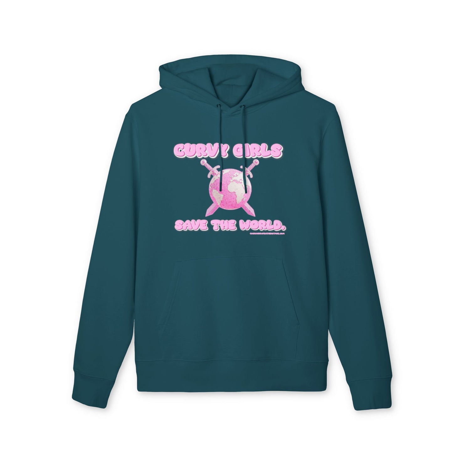 'Curvy Girls Save The World' Unisex Cruiser 2.0 Hoodie