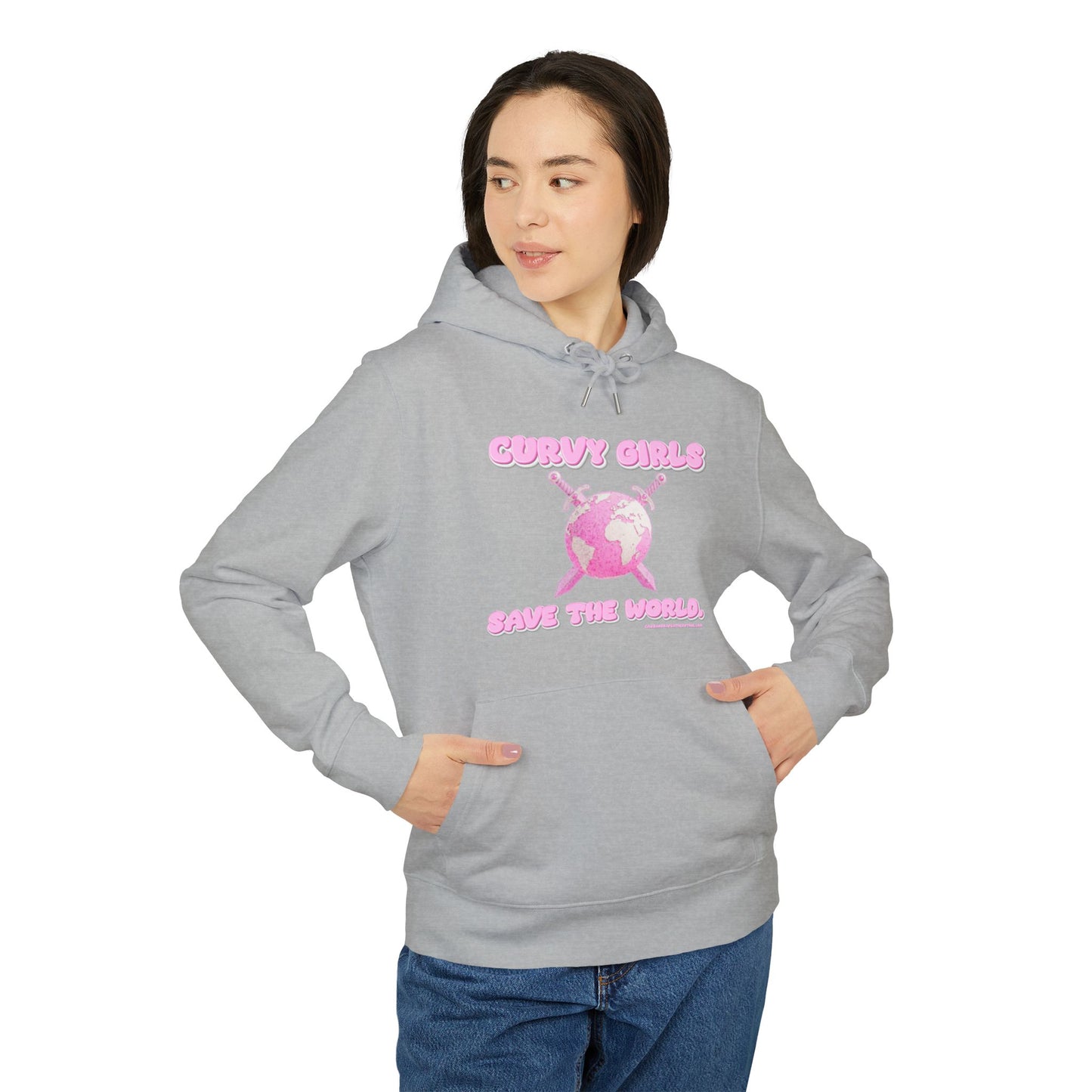 'Curvy Girls Save The World' Unisex Cruiser 2.0 Hoodie