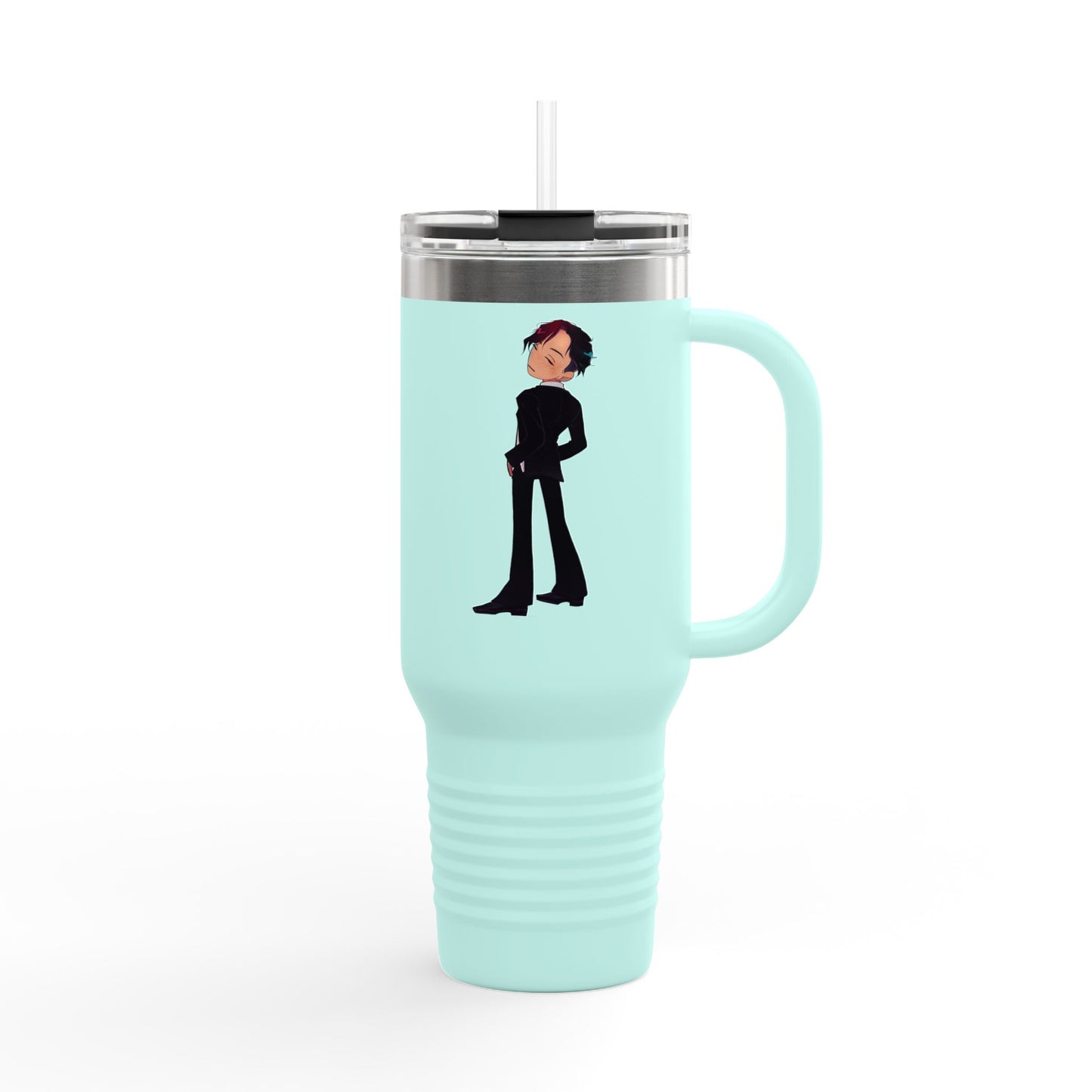 Cassandra Featherstone x Spookacola 'Kit Kat' (Discordia University) Insulated Travel Mug, 40oz