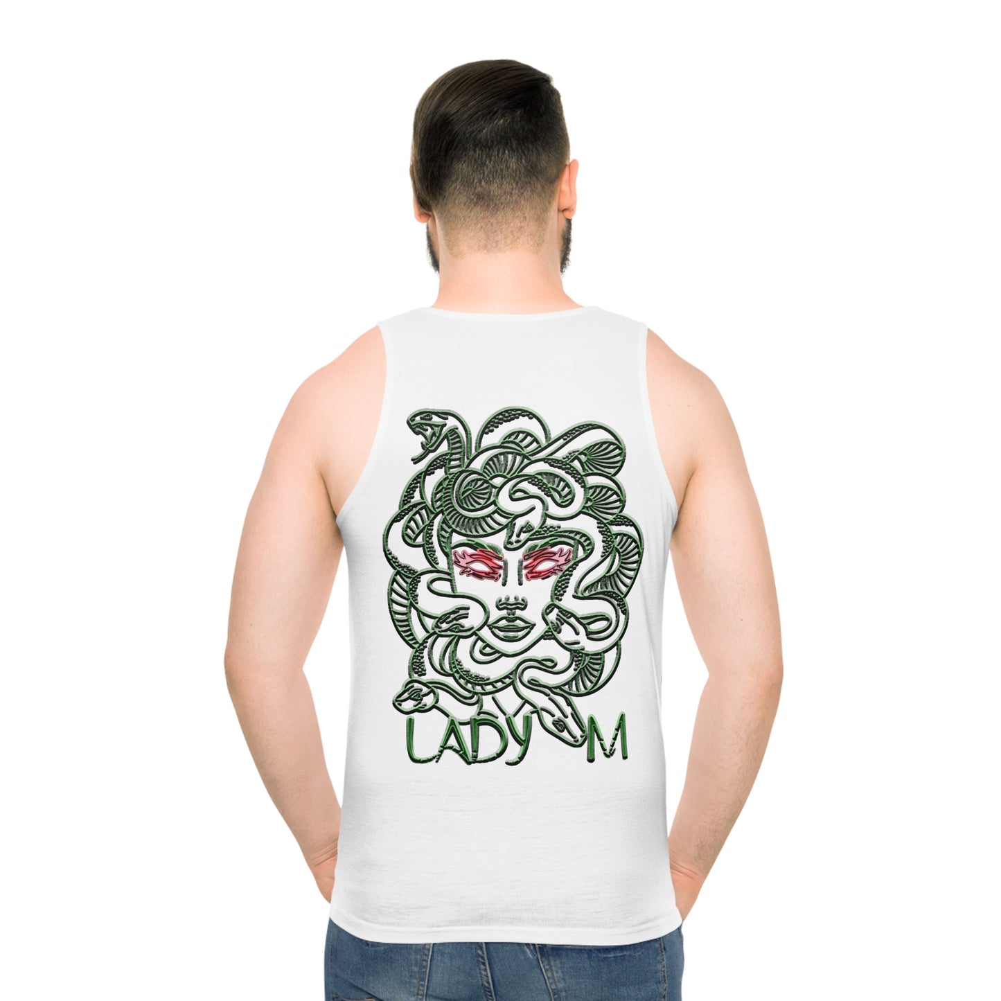 Lady M ( Secrets of State U) Unisex Tank Top (AOP)