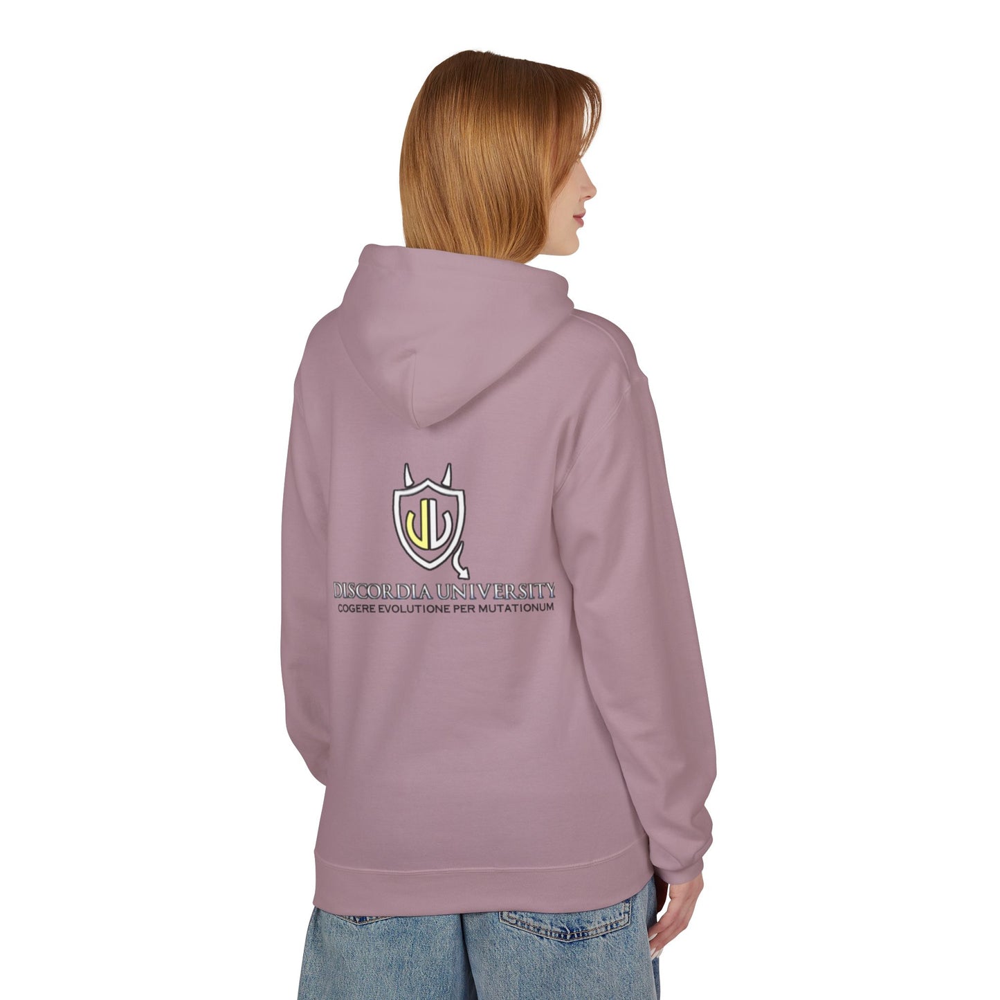 Salem's Poof Blocker (Discordia University) Unisex Midweight Softstyle Fleece Hoodie