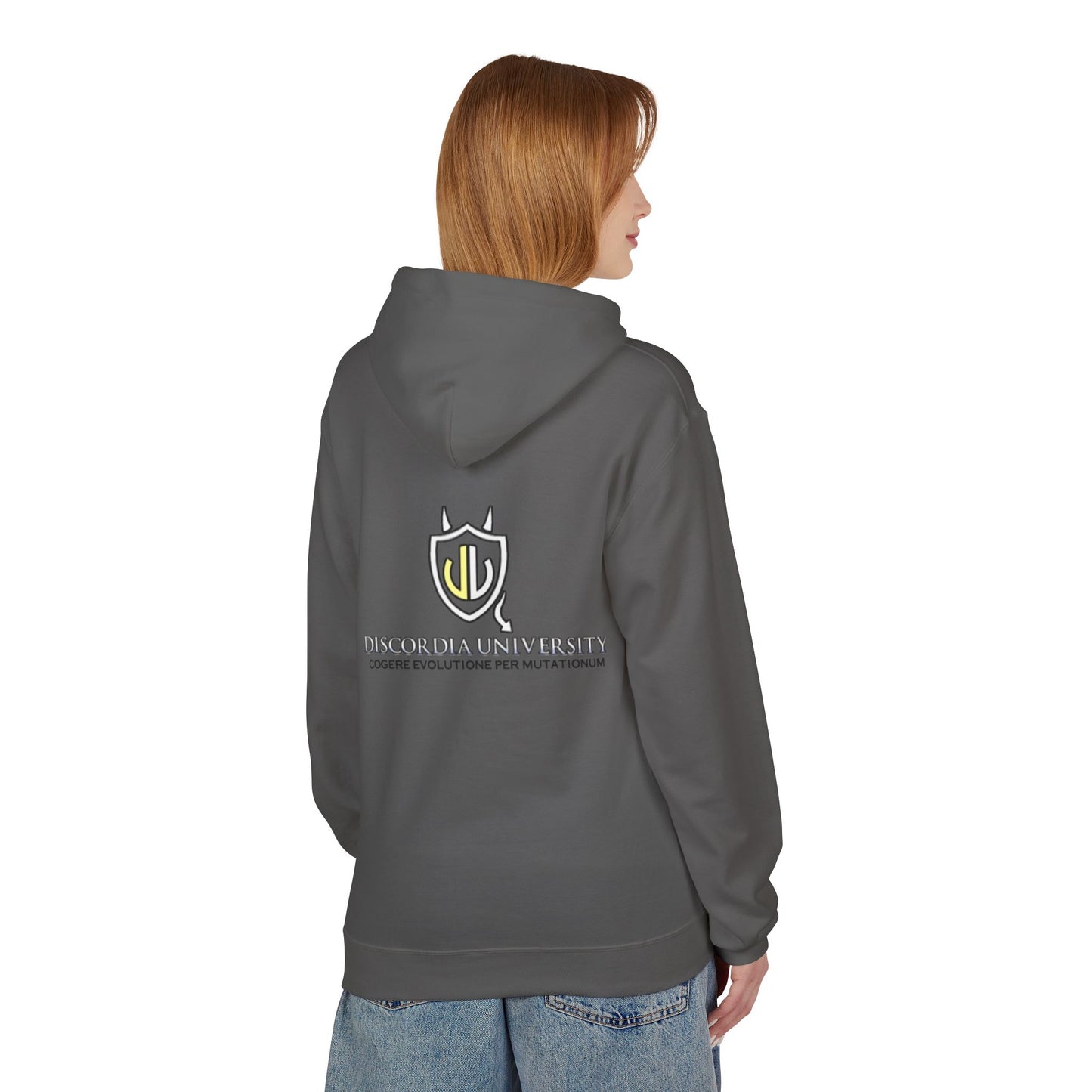 Salem's Poof Blocker (Discordia University) Unisex Midweight Softstyle Fleece Hoodie