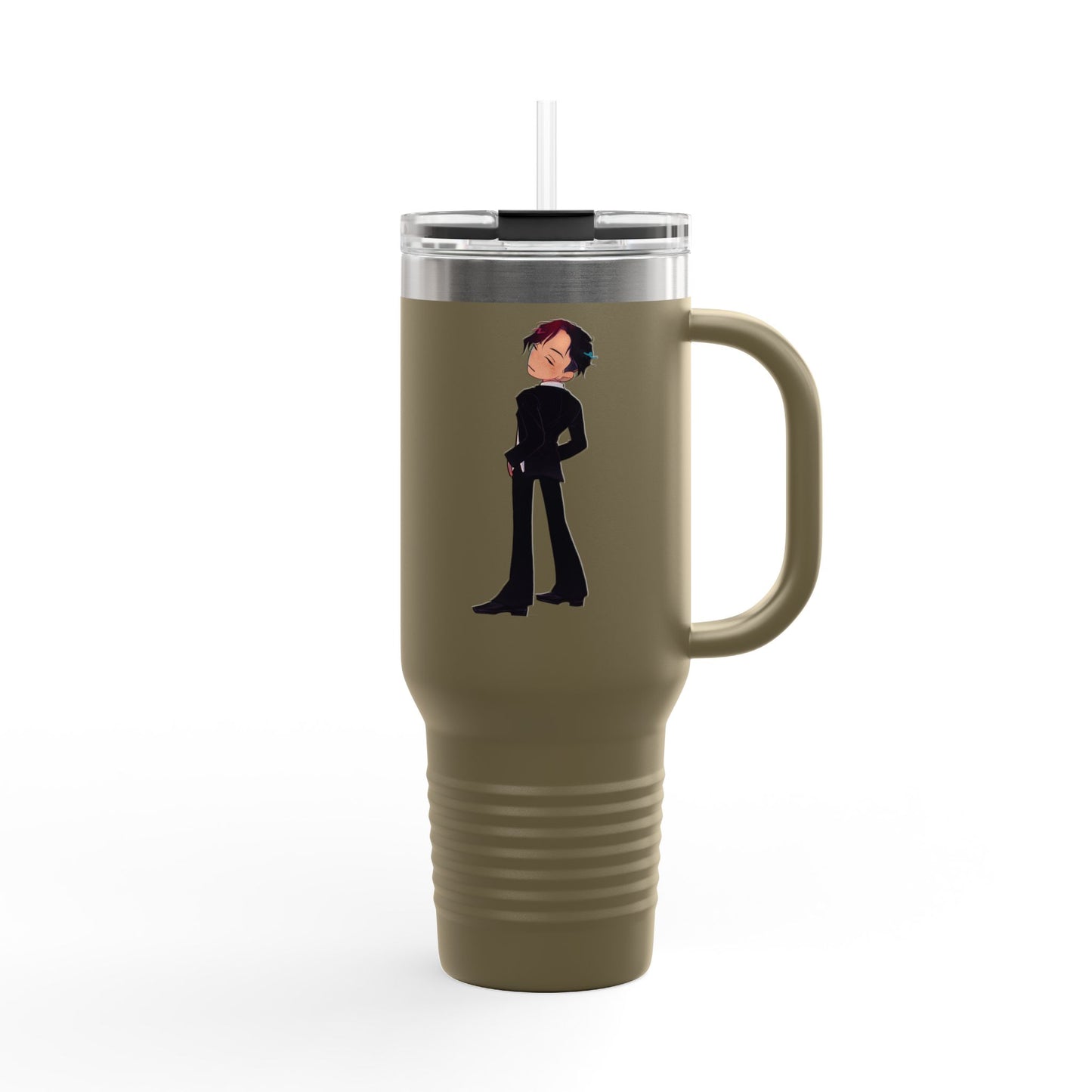 Cassandra Featherstone x Spookacola 'Kit Kat' (Discordia University) Insulated Travel Mug, 40oz