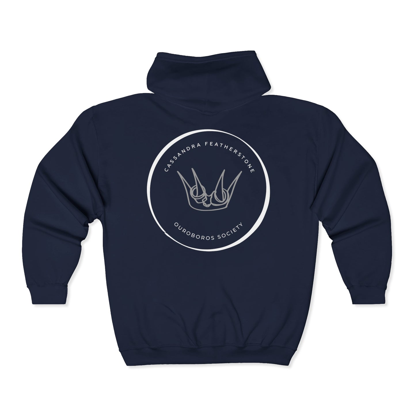 Ouroboros Society Full Zip Hooded Sweatshirt