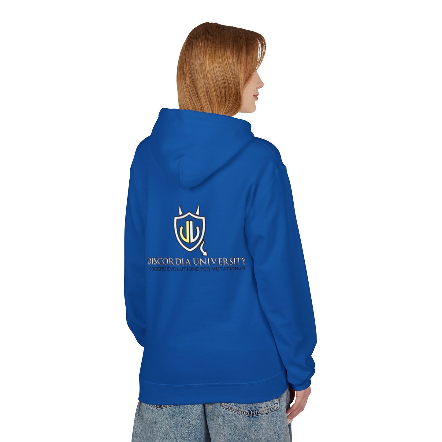 Salem's Poof Blocker (Discordia University) Unisex Midweight Softstyle Fleece Hoodie