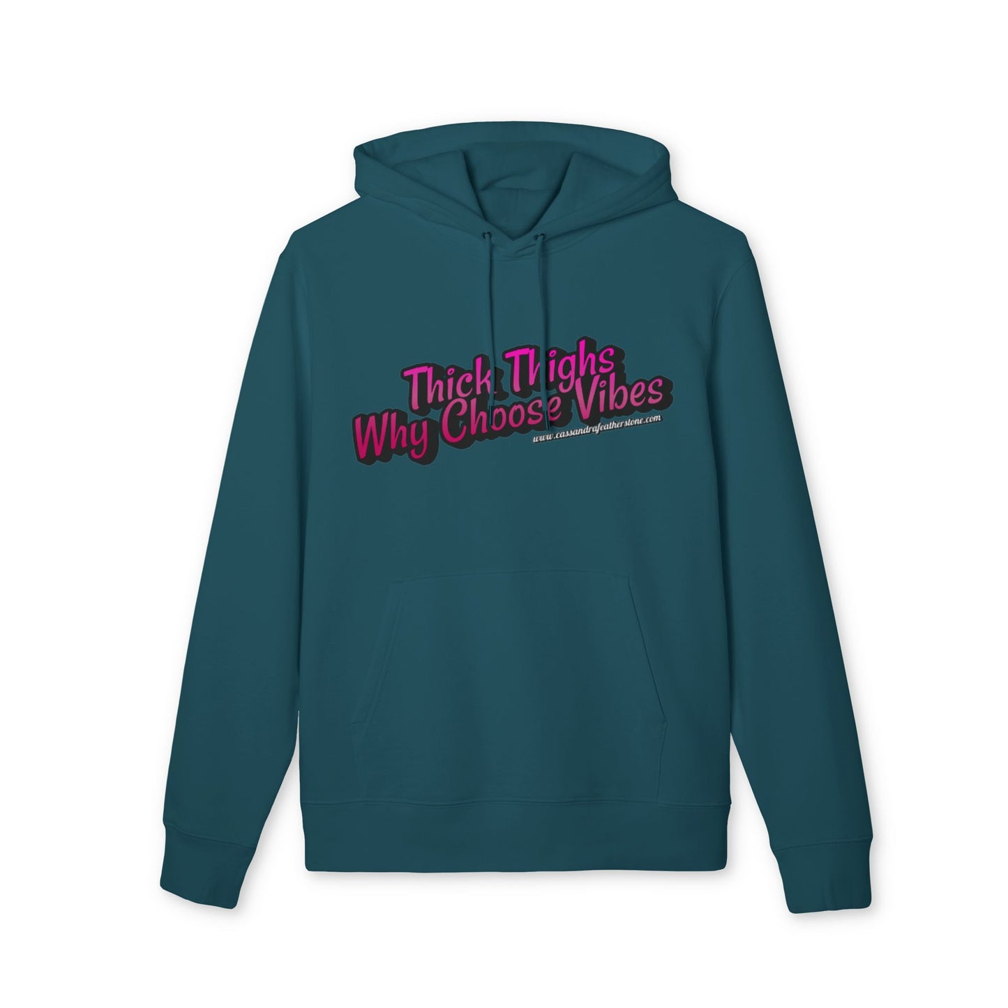 'Thick Thighs, WhyChoose Vibes' Unisex Cruiser 2.0 Hoodie