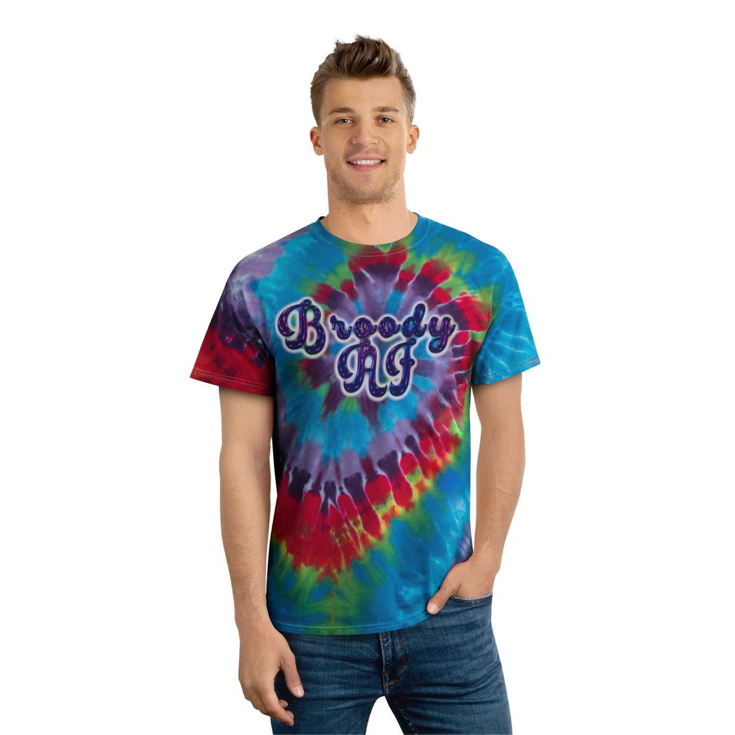 Renard's Broody AF Tie-Dye Tee, Spiral