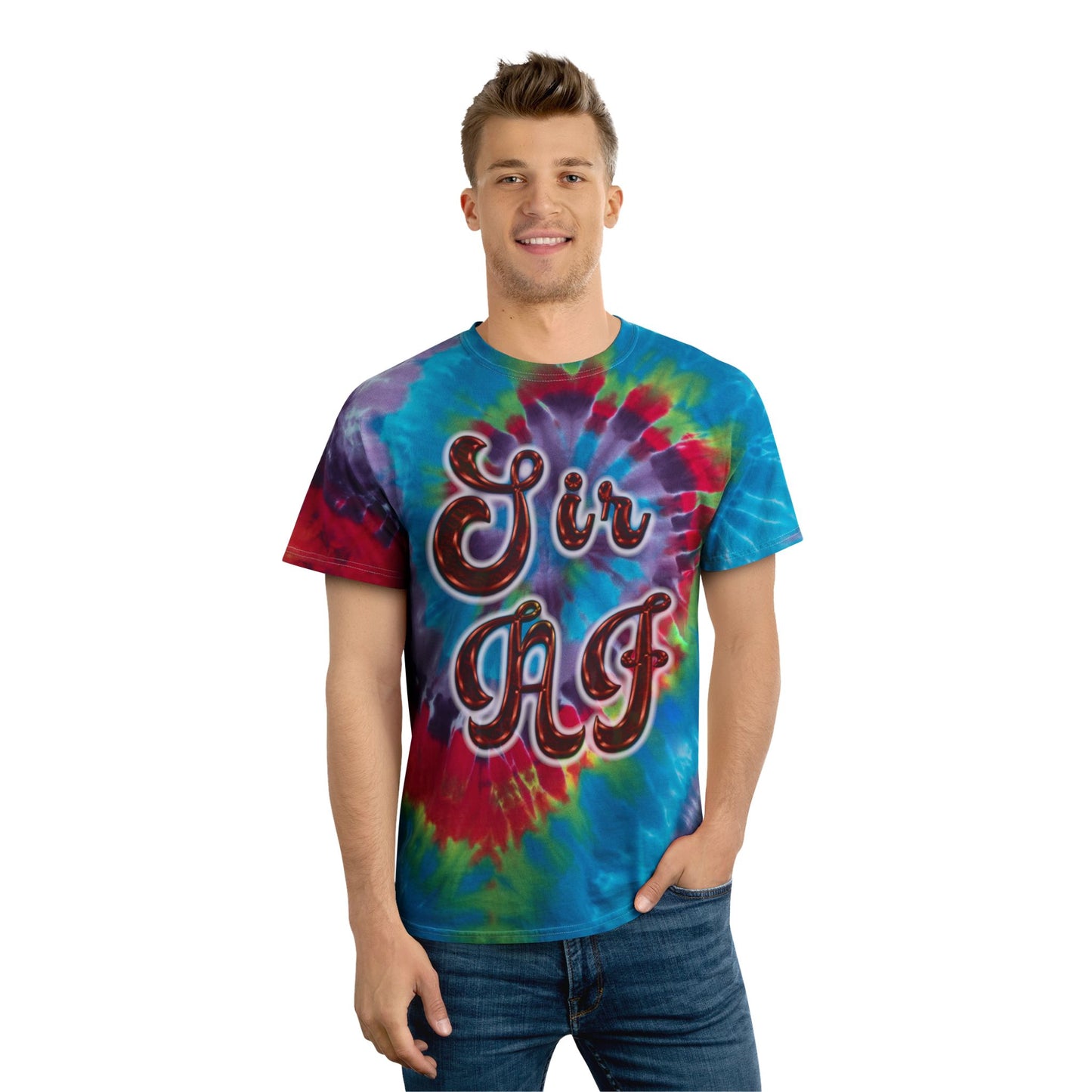 Felix's Sir AF Tie-Dye Tee, Spiral