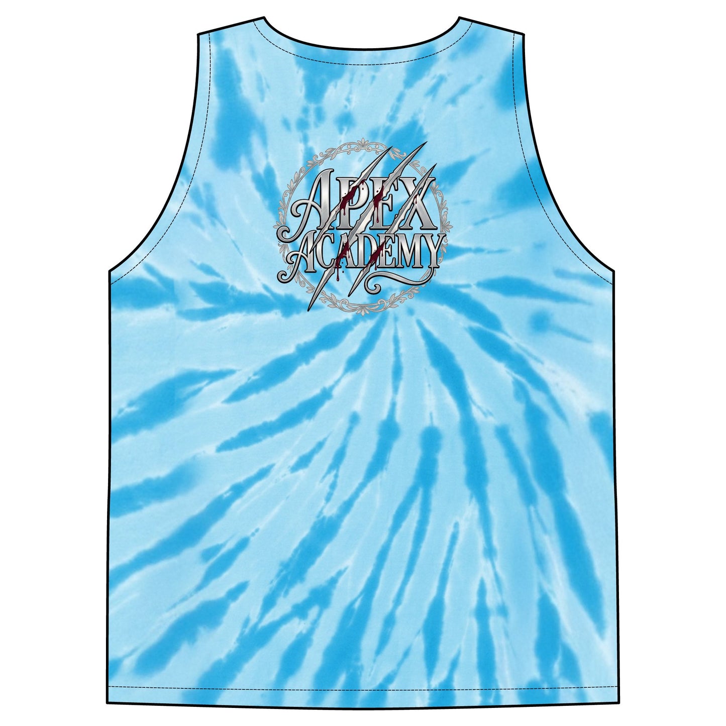 Cassandra Featherstone x Casey Wilkinson Fitz Tacos Unisex Tie-Dye Tank Top