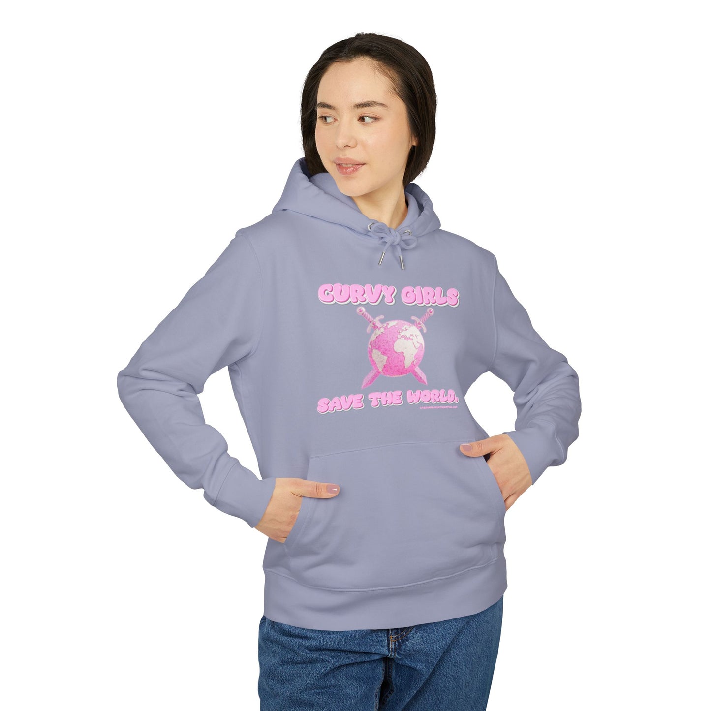 'Curvy Girls Save The World' Unisex Cruiser 2.0 Hoodie