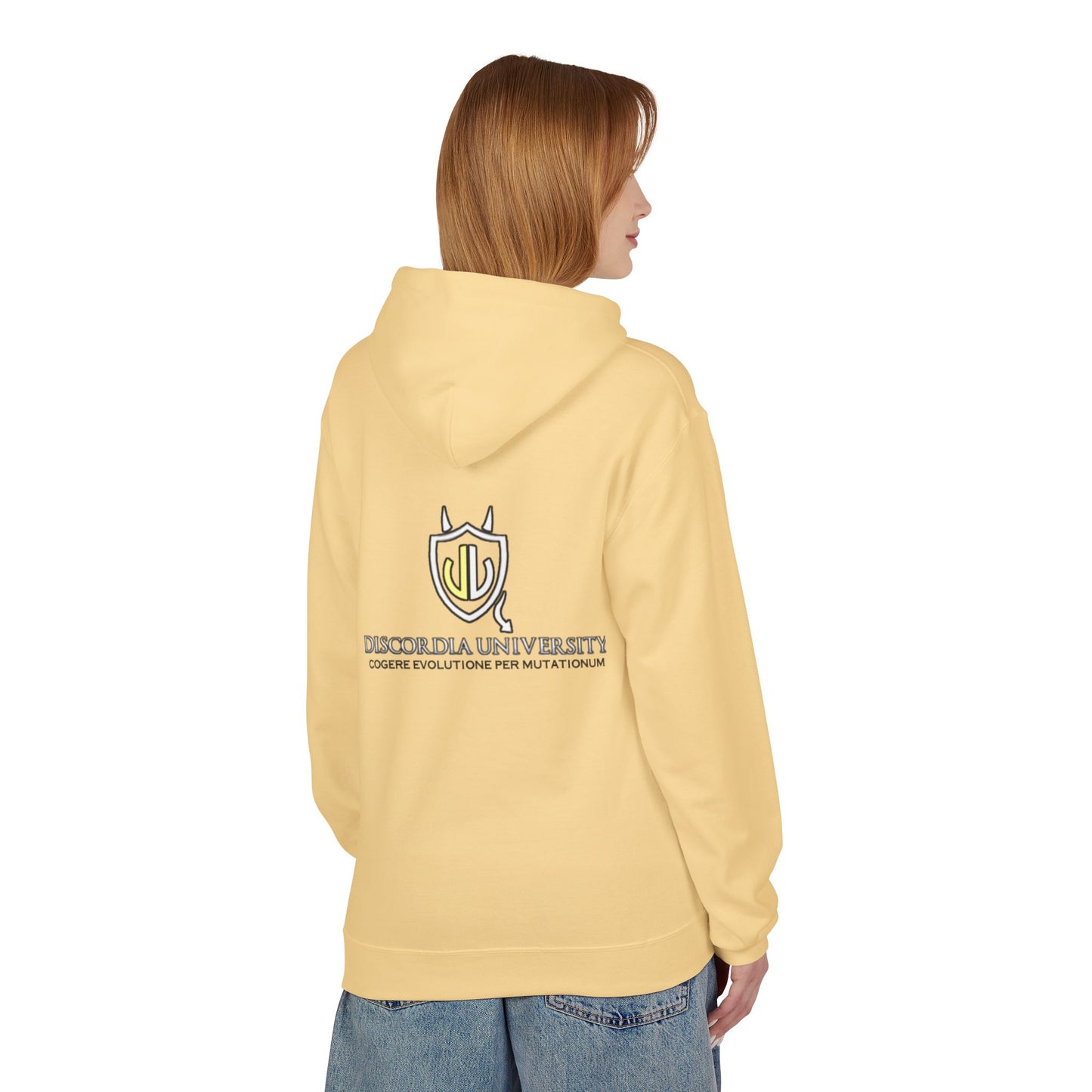 Salem's Poof Blocker (Discordia University) Unisex Midweight Softstyle Fleece Hoodie