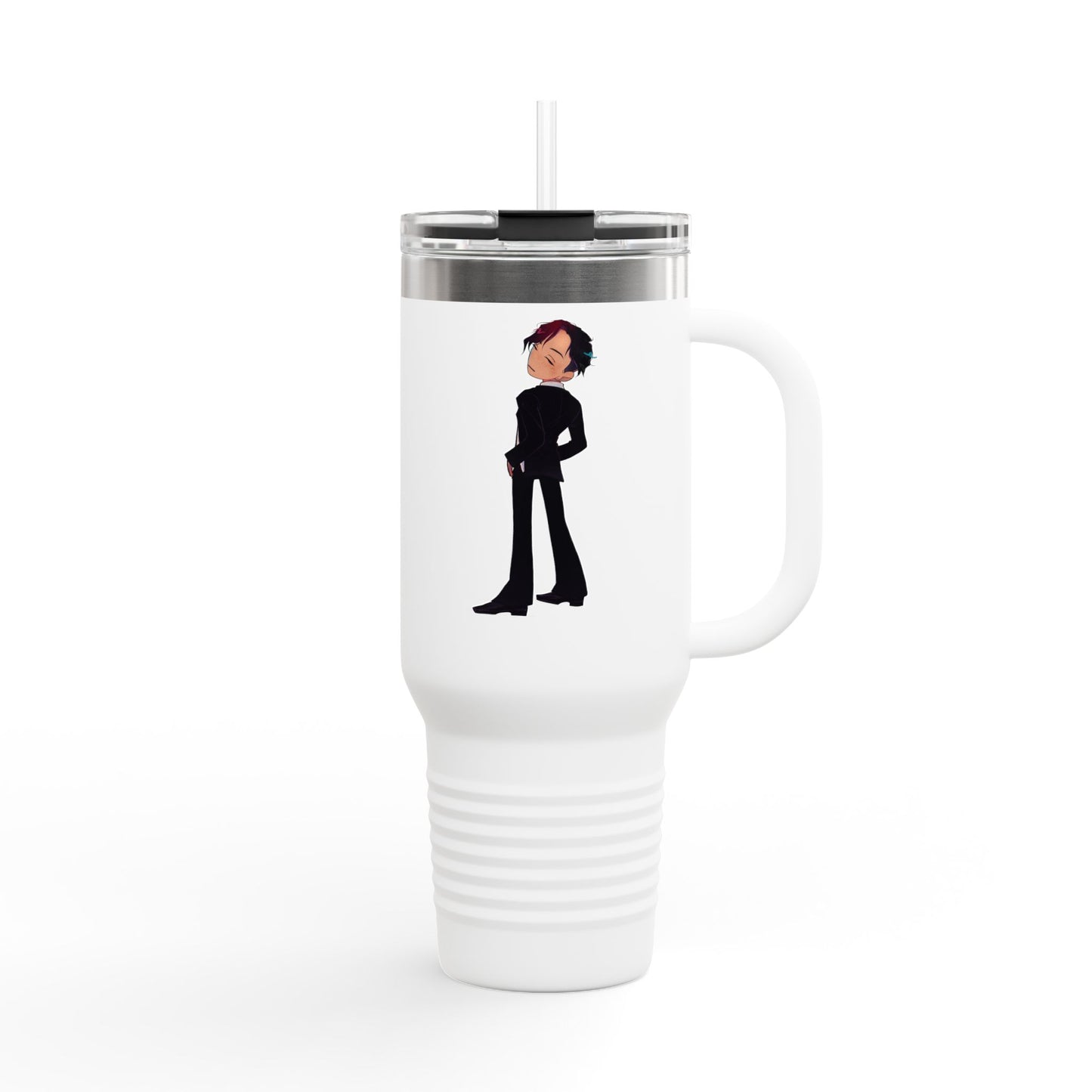 Cassandra Featherstone x Spookacola 'Kit Kat' (Discordia University) Insulated Travel Mug, 40oz
