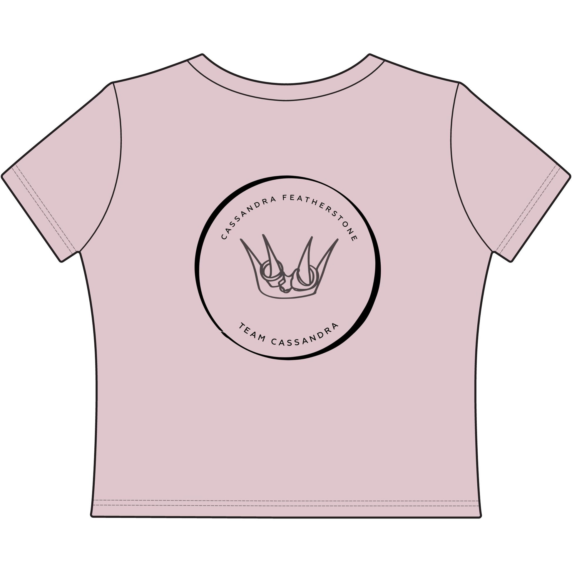Feral for Fitz Khan Women's Baby Tee