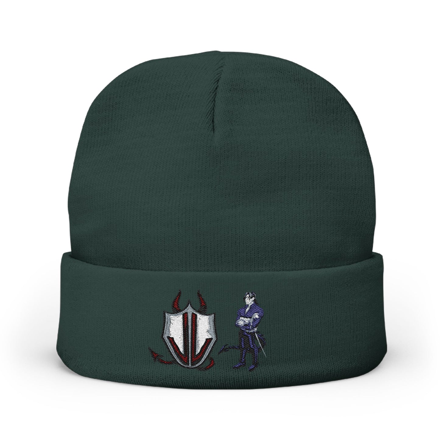 'Jasper' Cassandra Featherstone x Phantom Dame Knit Beanie (Embroidery)