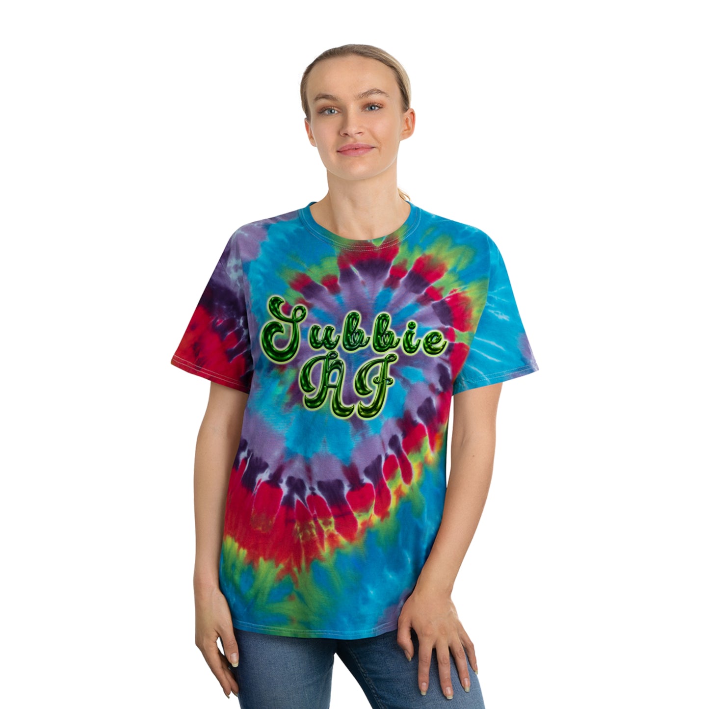 Chess' Subbie AF Tie-Dye Tee, Spiral