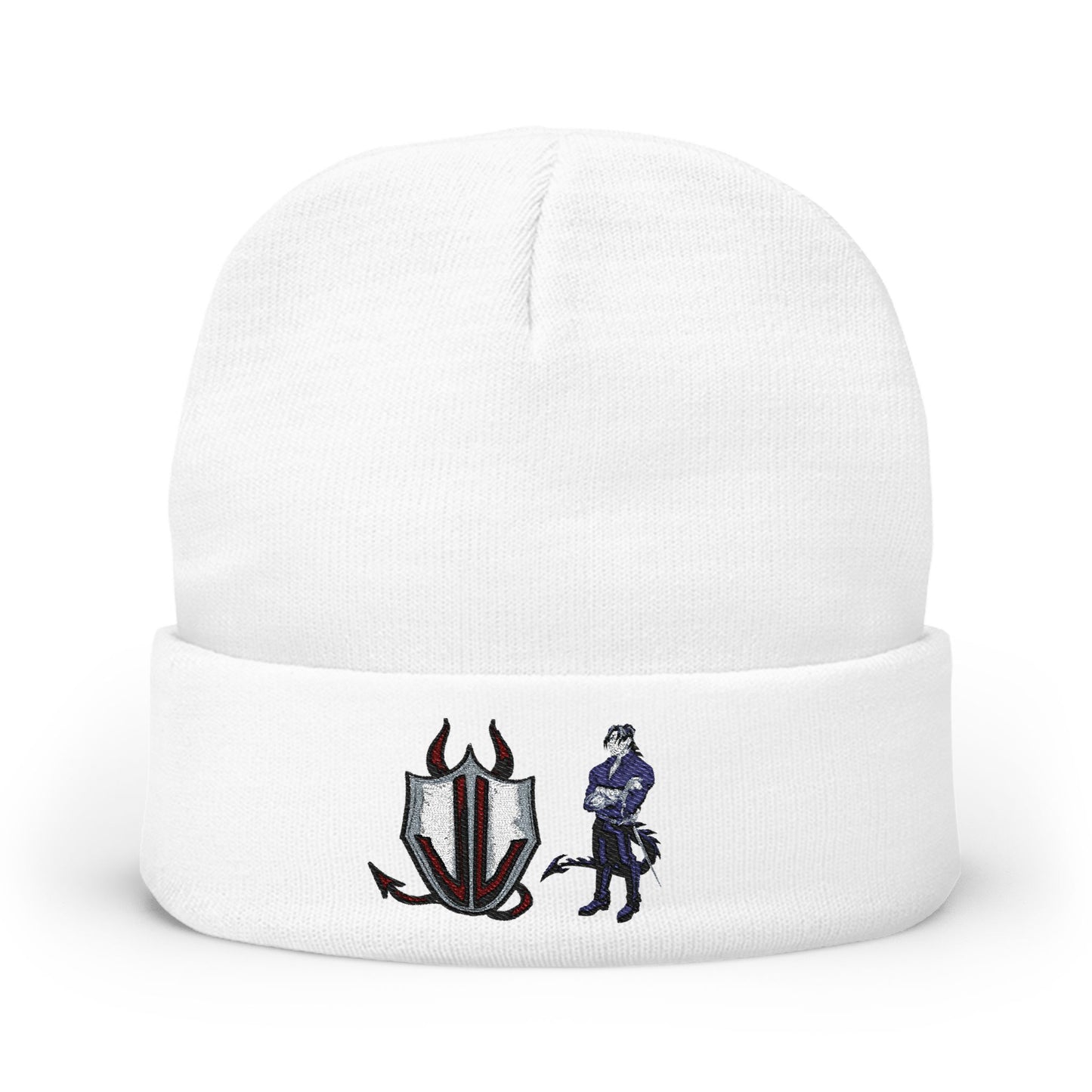 'Jasper' Cassandra Featherstone x Phantom Dame Knit Beanie (Embroidery)