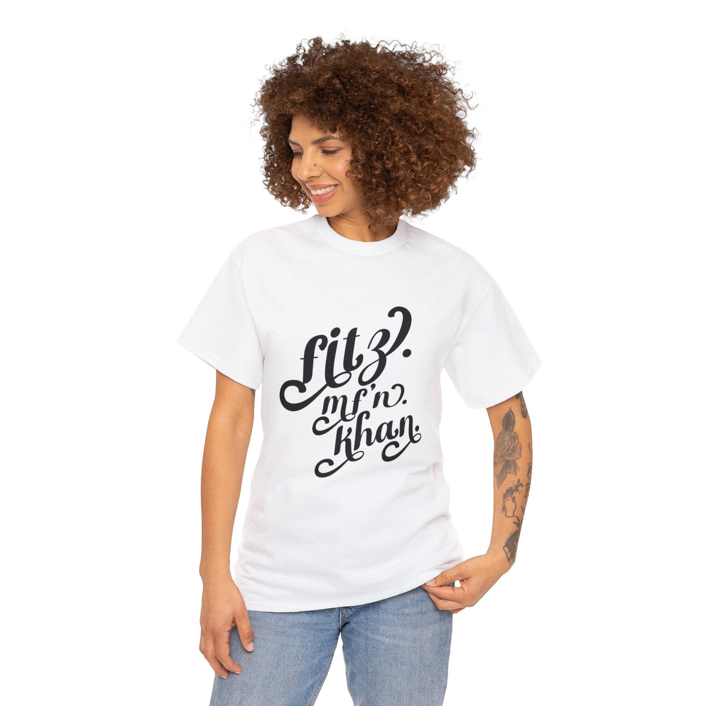 Fitz MF'N Khan Unisex Heavy Cotton Tee