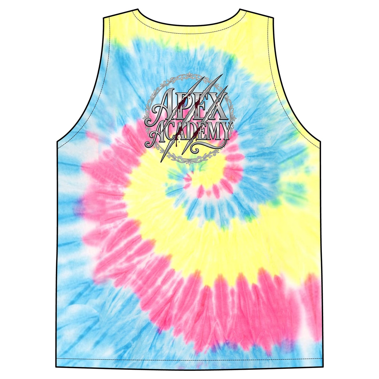 Cassandra Featherstone x Casey Wilkinson Fitz Tacos Unisex Tie-Dye Tank Top