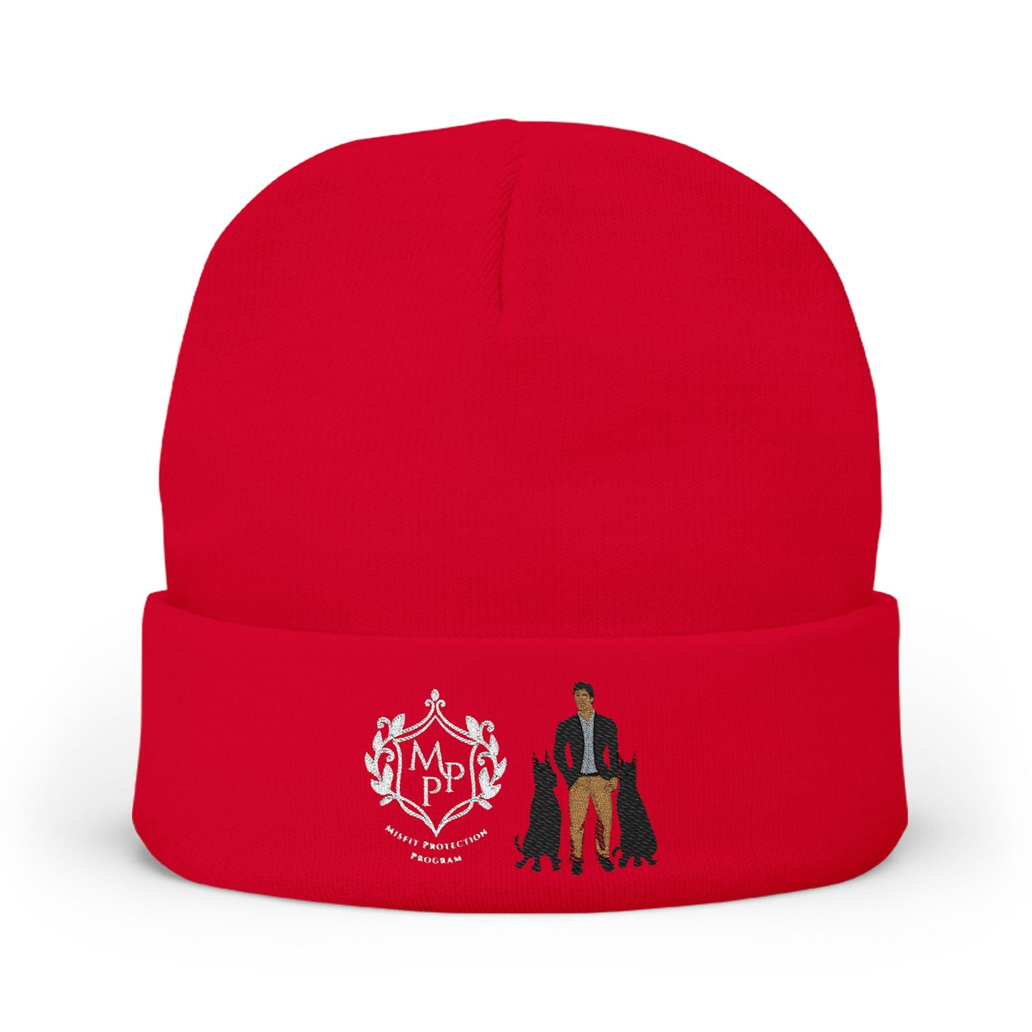 'Teddy' Cassandra Featherstone x Honeyy.Fae Knit Beanie (Embroidery)