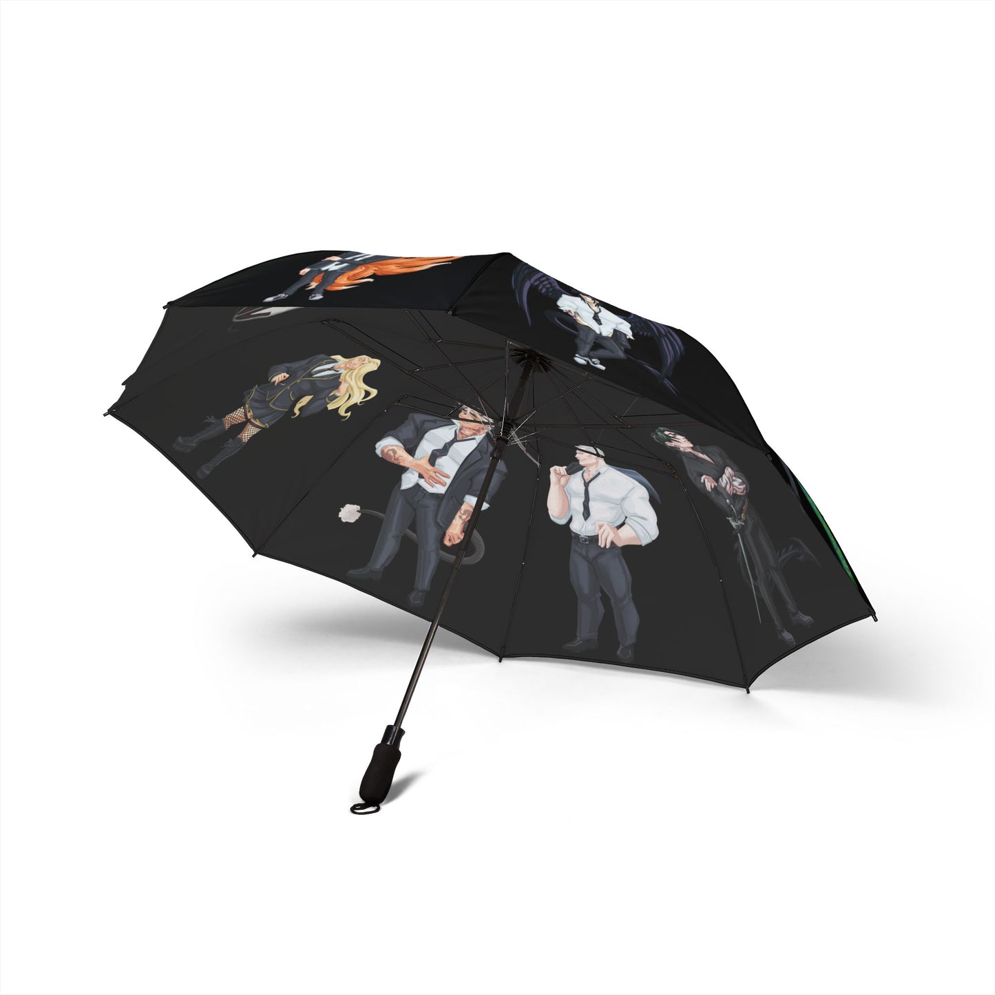 Discordia Demons (Cassandra Featherstone x Phantom Dame) Semi-Automatic Foldable Umbrella