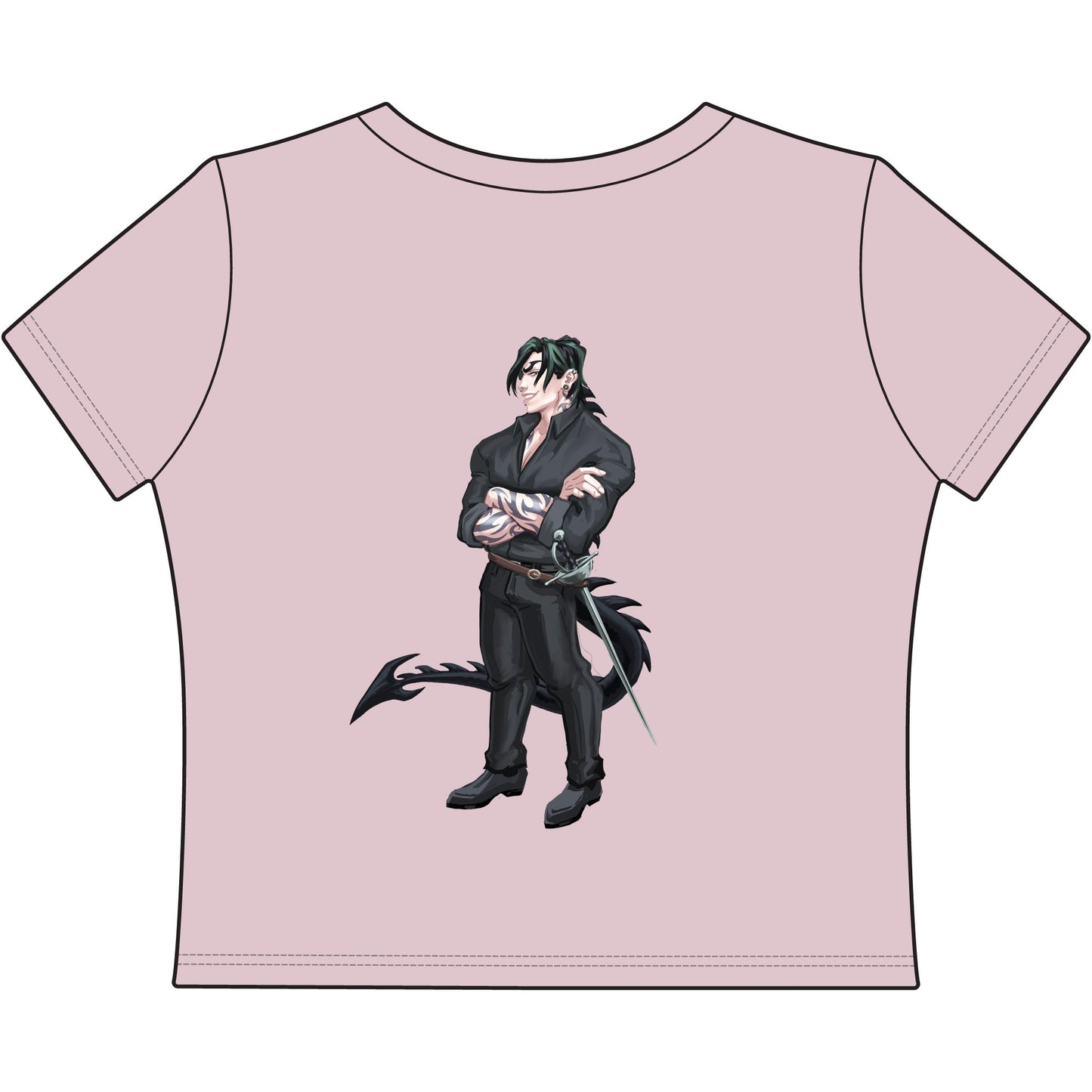 Cassandra Featherstone x Phantom Dame Jasper Women Baby Tee
