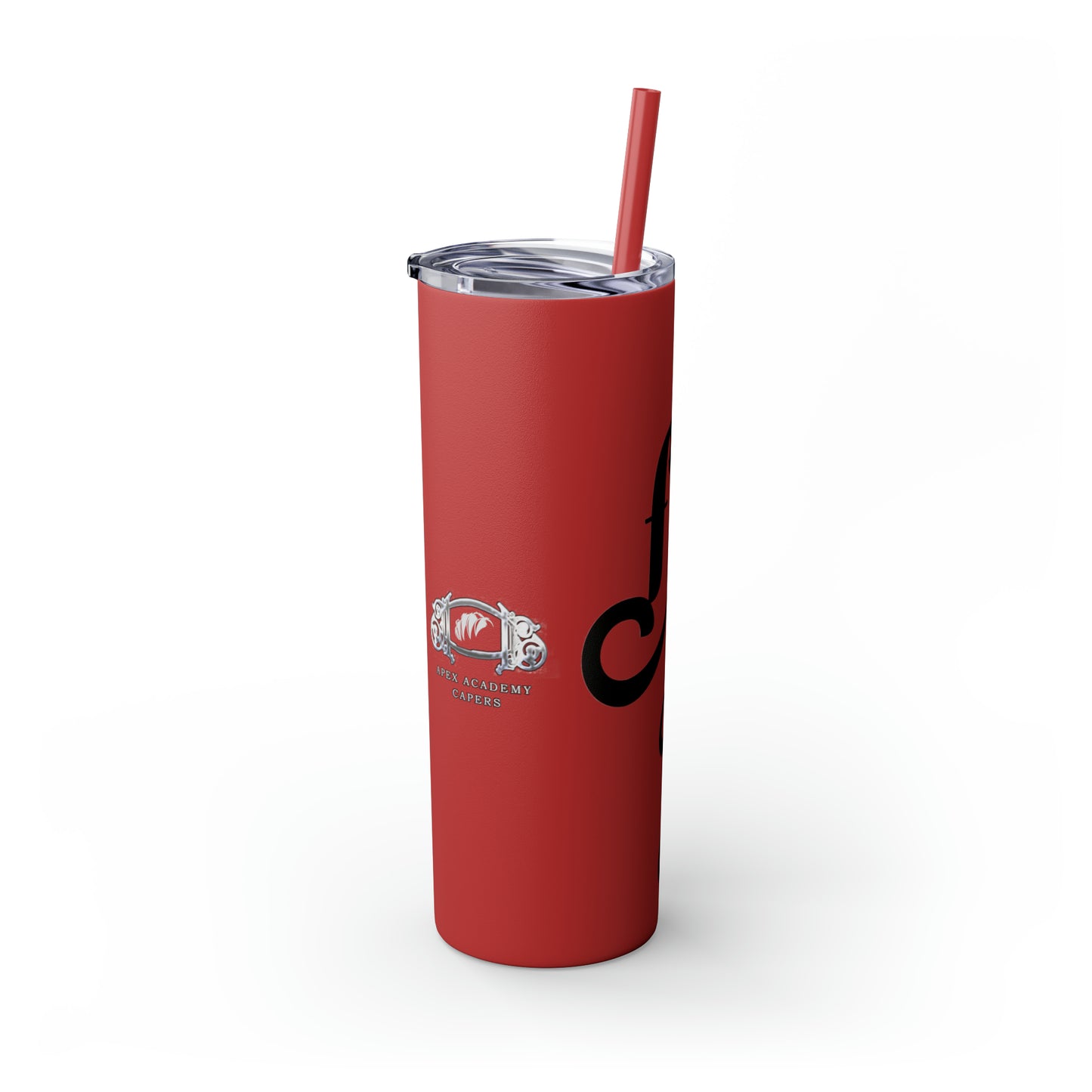 Fitz MF'N Khan Skinny Tumbler with Straw, 20oz