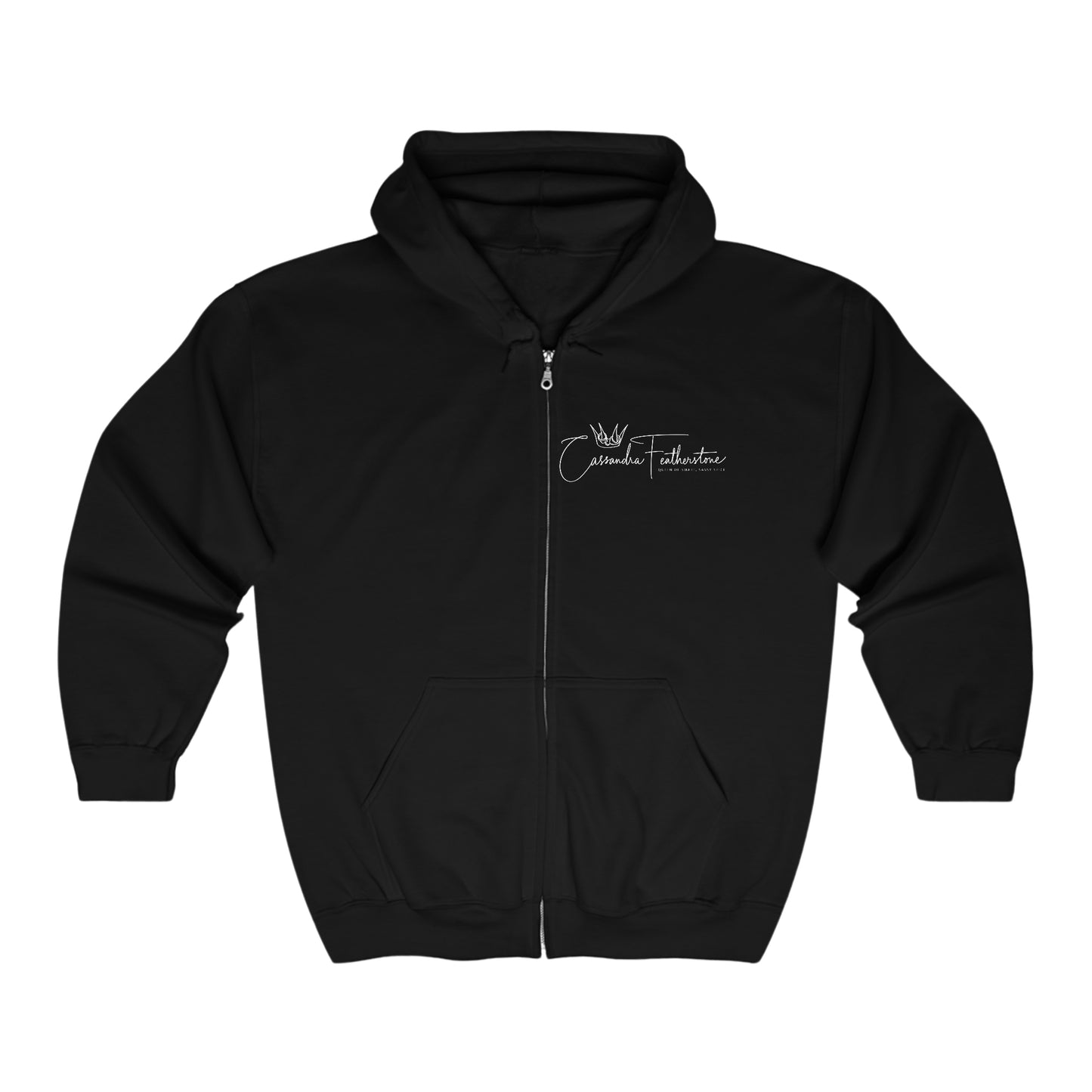 Cassandra Featherstone Full Zip Hooded Sweatshirt