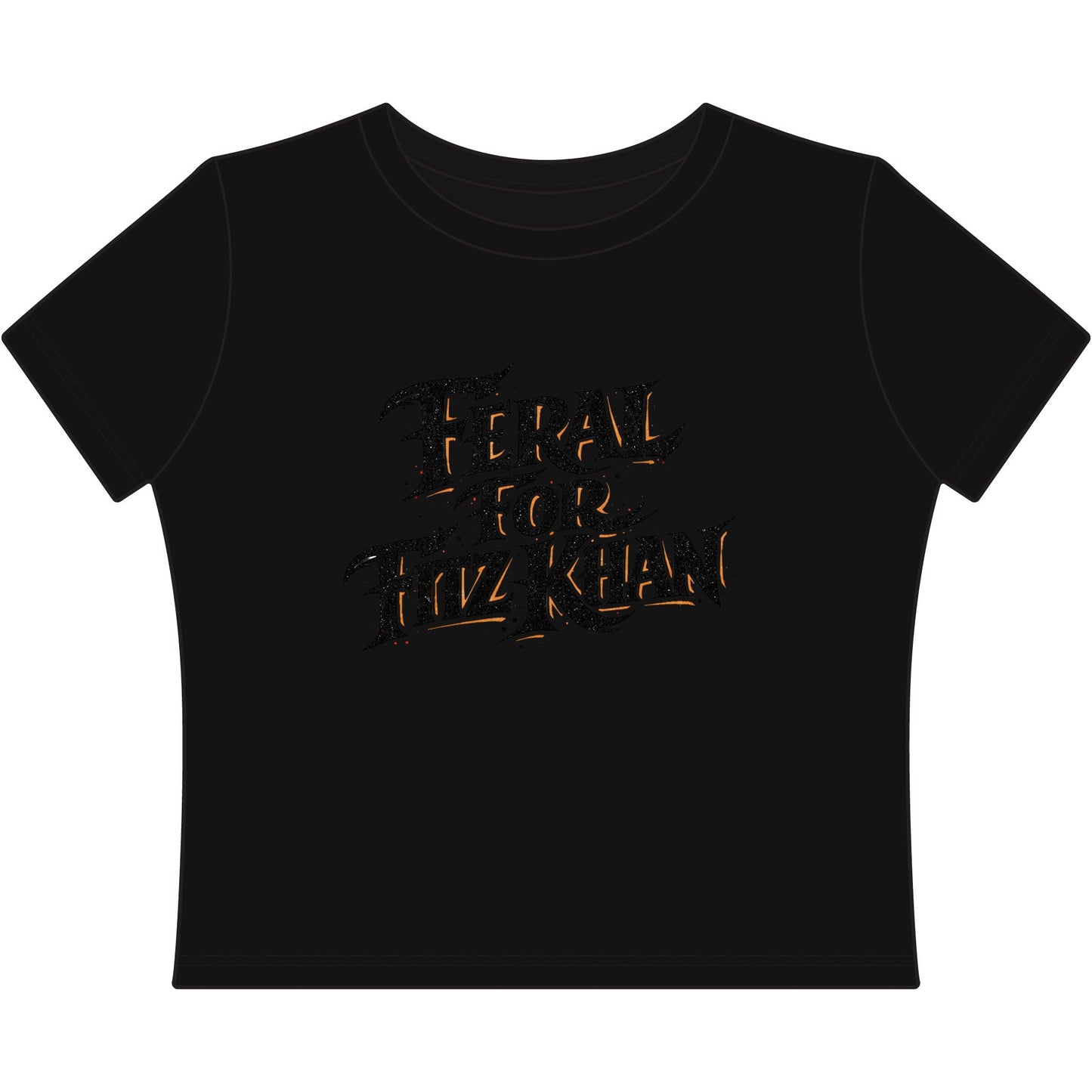 Feral for Fitz Khan Women's Baby Tee