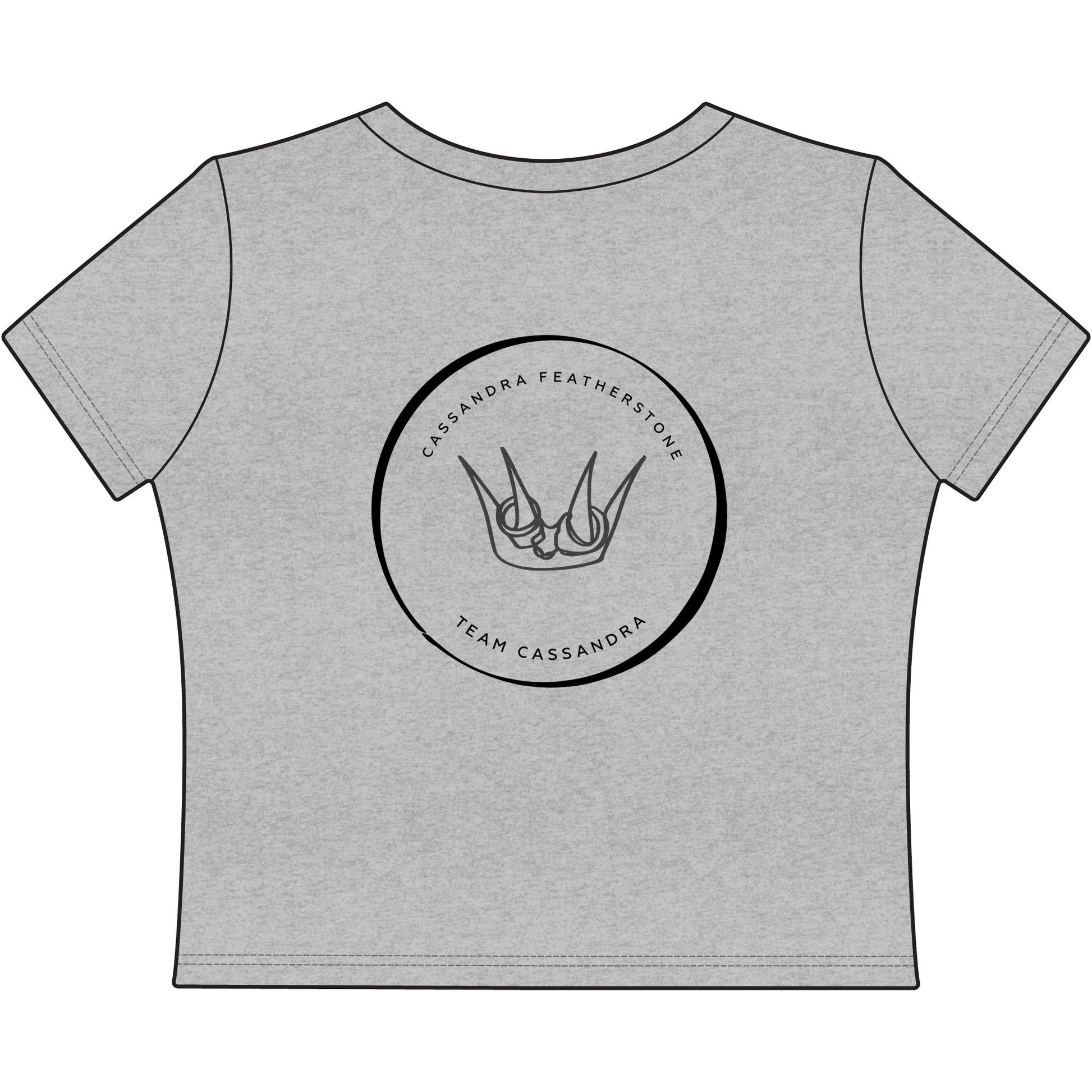 Feral for Fitz Khan Women's Baby Tee