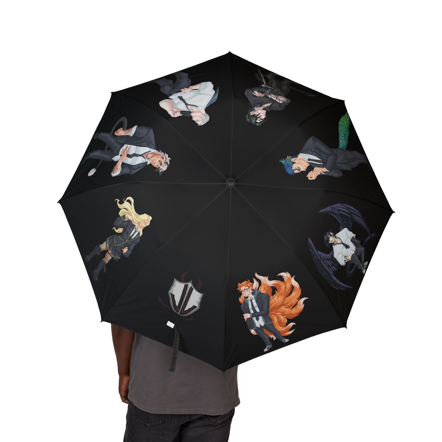 Discordia Demons (Cassandra Featherstone x Phantom Dame) Semi-Automatic Foldable Umbrella