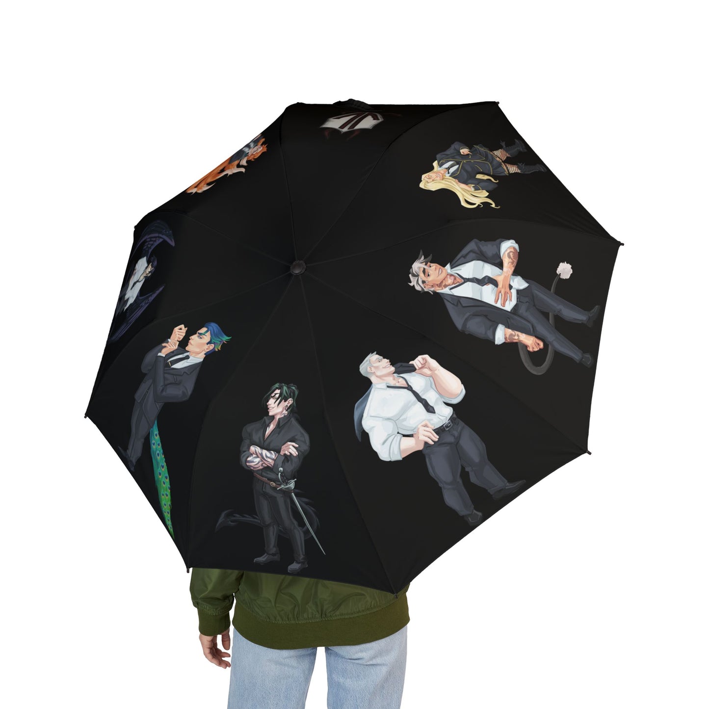 Discordia Demons (Cassandra Featherstone x Phantom Dame) Semi-Automatic Foldable Umbrella