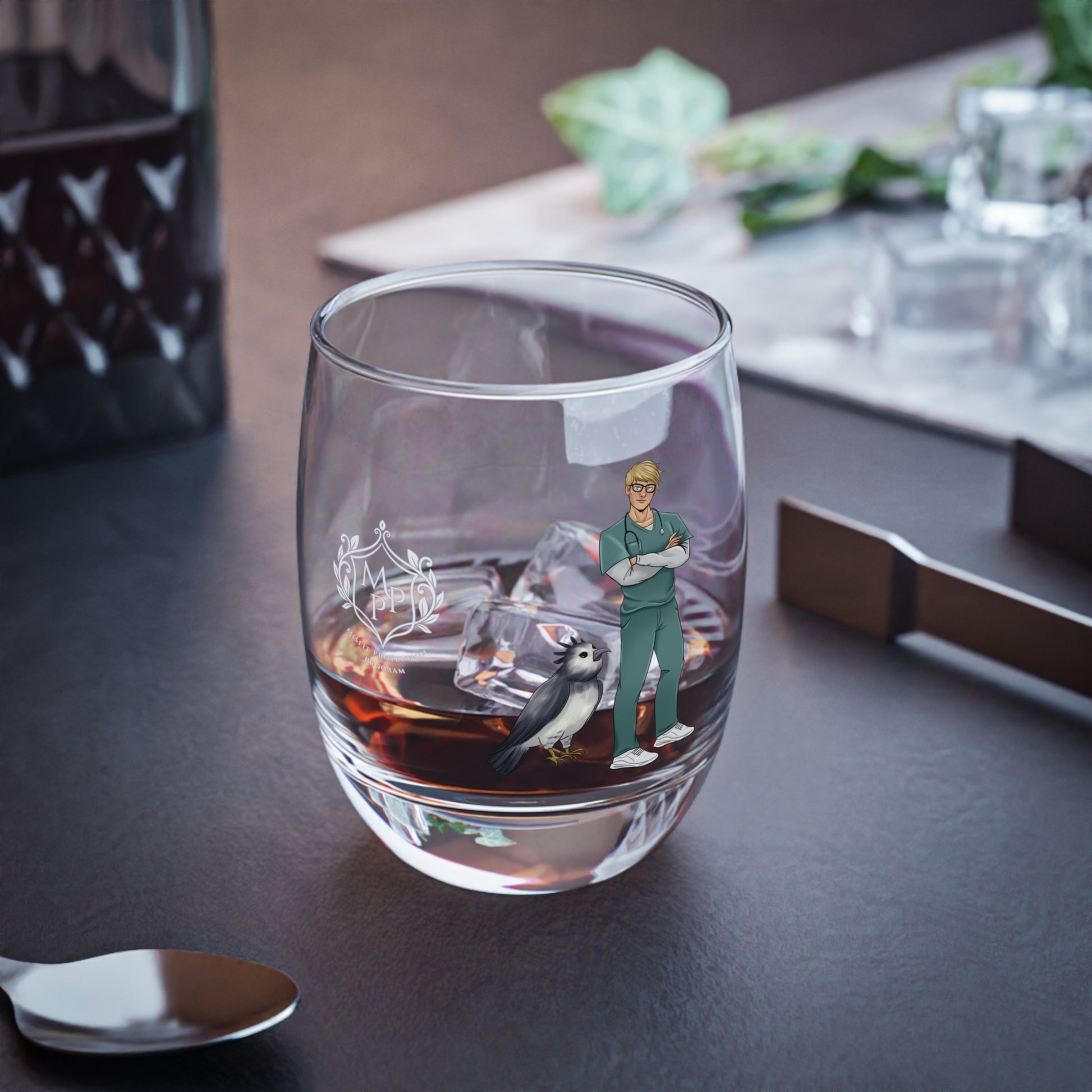 Cassandra Featherstone x Honeyy.Fae 'Presley' Stemless Glass 6oz Height, in 3.50 Rim diameter, in 2.36 Bottom diameter, in 2.52 Sell whiskey glasses as fun gifts, bar essentials, or props for special events. These come in one size: 6oz (0.17l), which fits