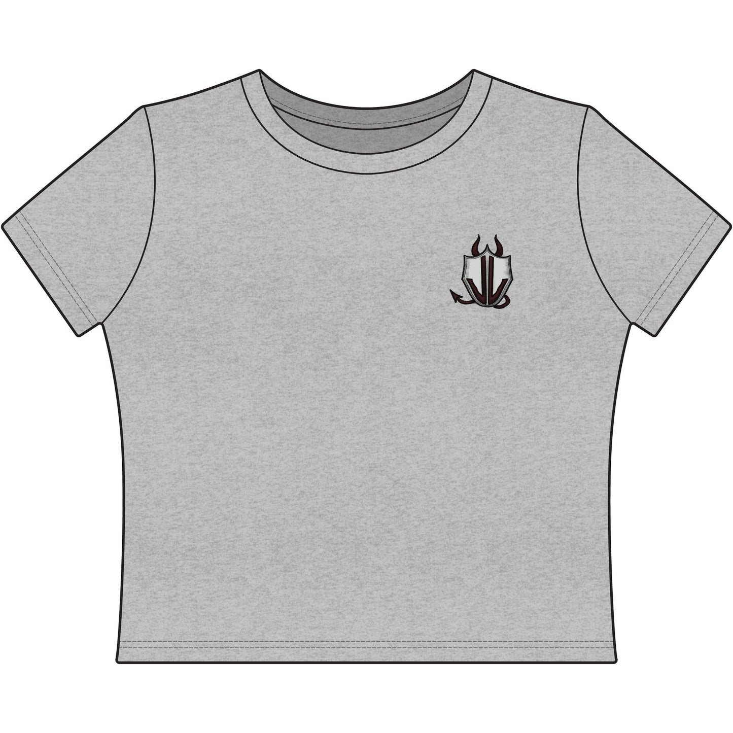 Cassandra Featherstone xPhantom Dame KKDottie Women Baby Tee