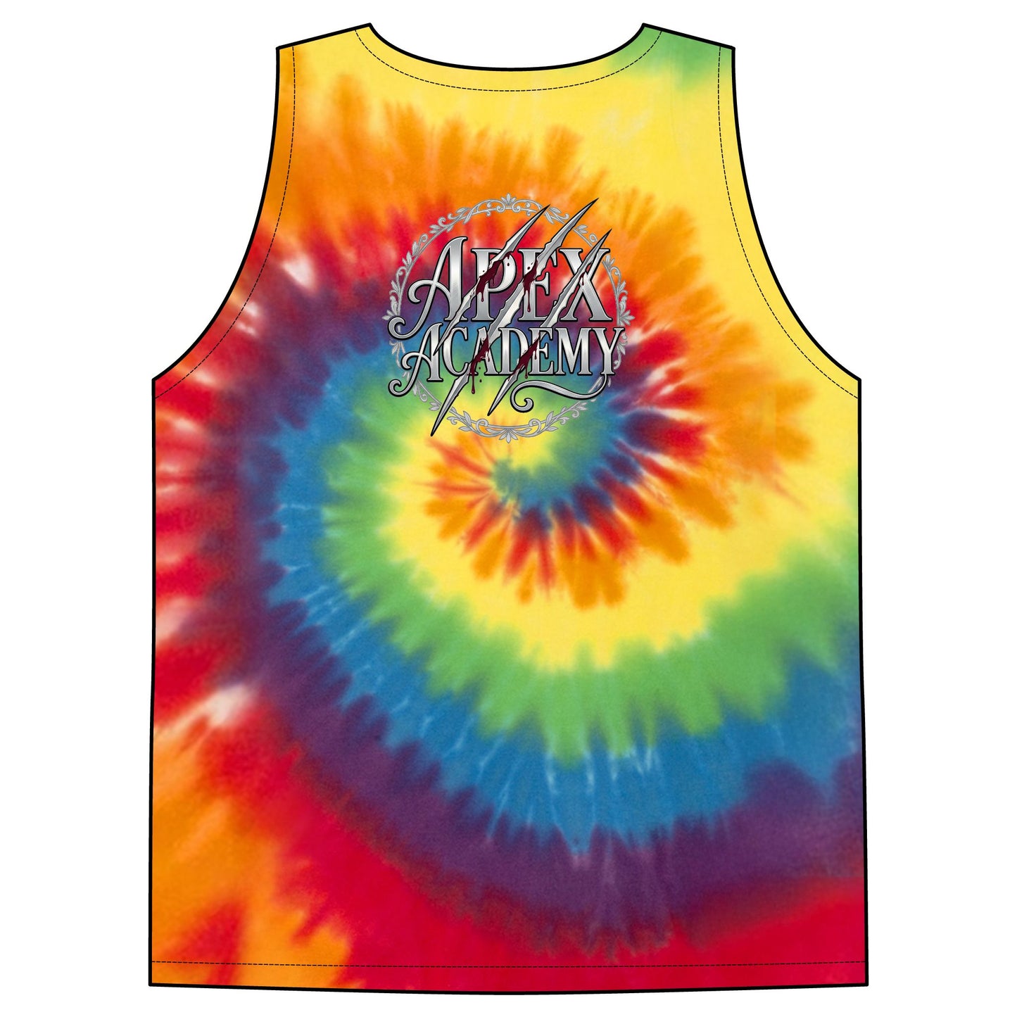 Cassandra Featherstone x Casey Wilkinson Fitz Tacos Unisex Tie-Dye Tank Top