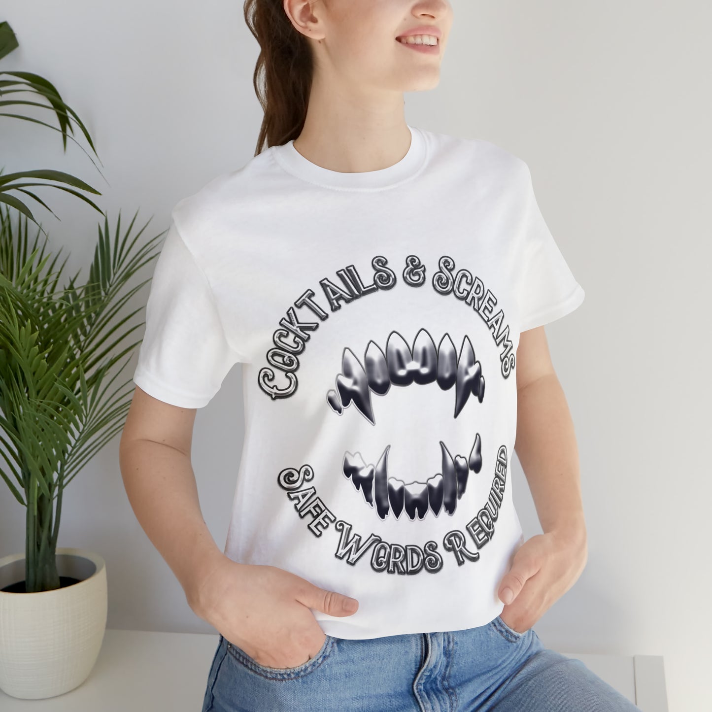 Cocktails & Screams Unisex Jersey Short Sleeve Tee