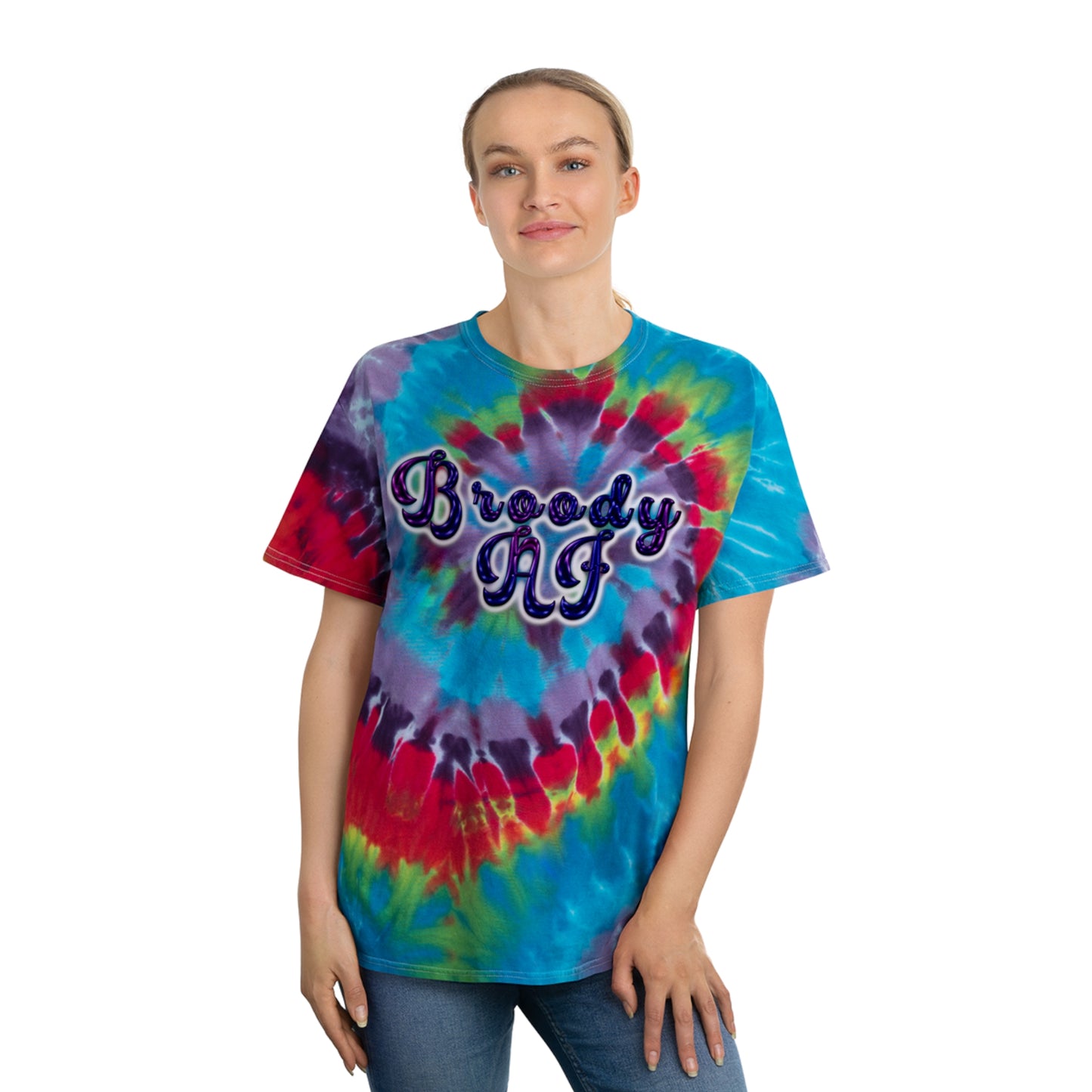 Renard's Broody AF Tie-Dye Tee, Spiral