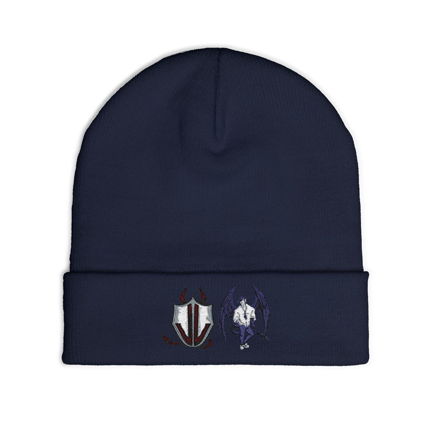 'Oriel' Cassandra Featherstone x Phantom Dame Knit Beanie (Embroidery)