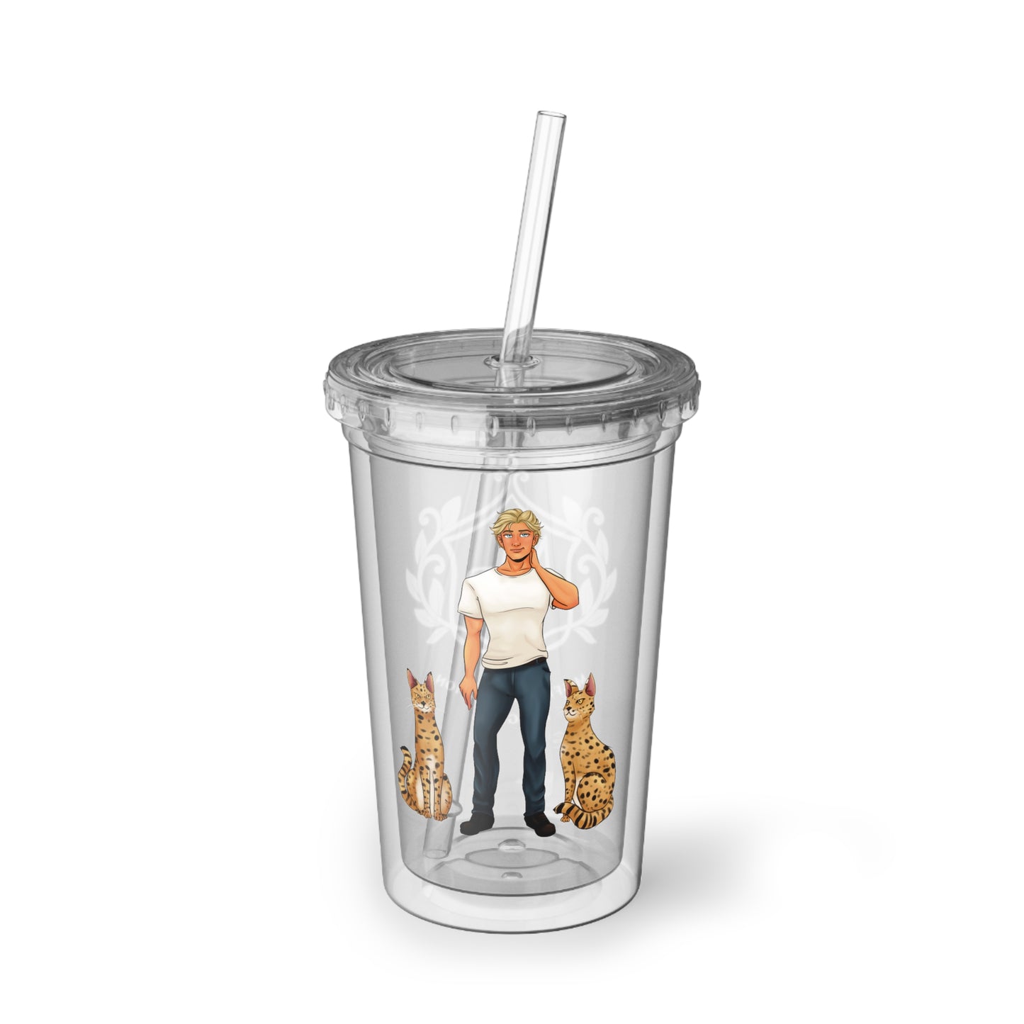 Cassandra Featherstone x Honeyy.Fae 'Wolfie' Suave Acrylic Cup