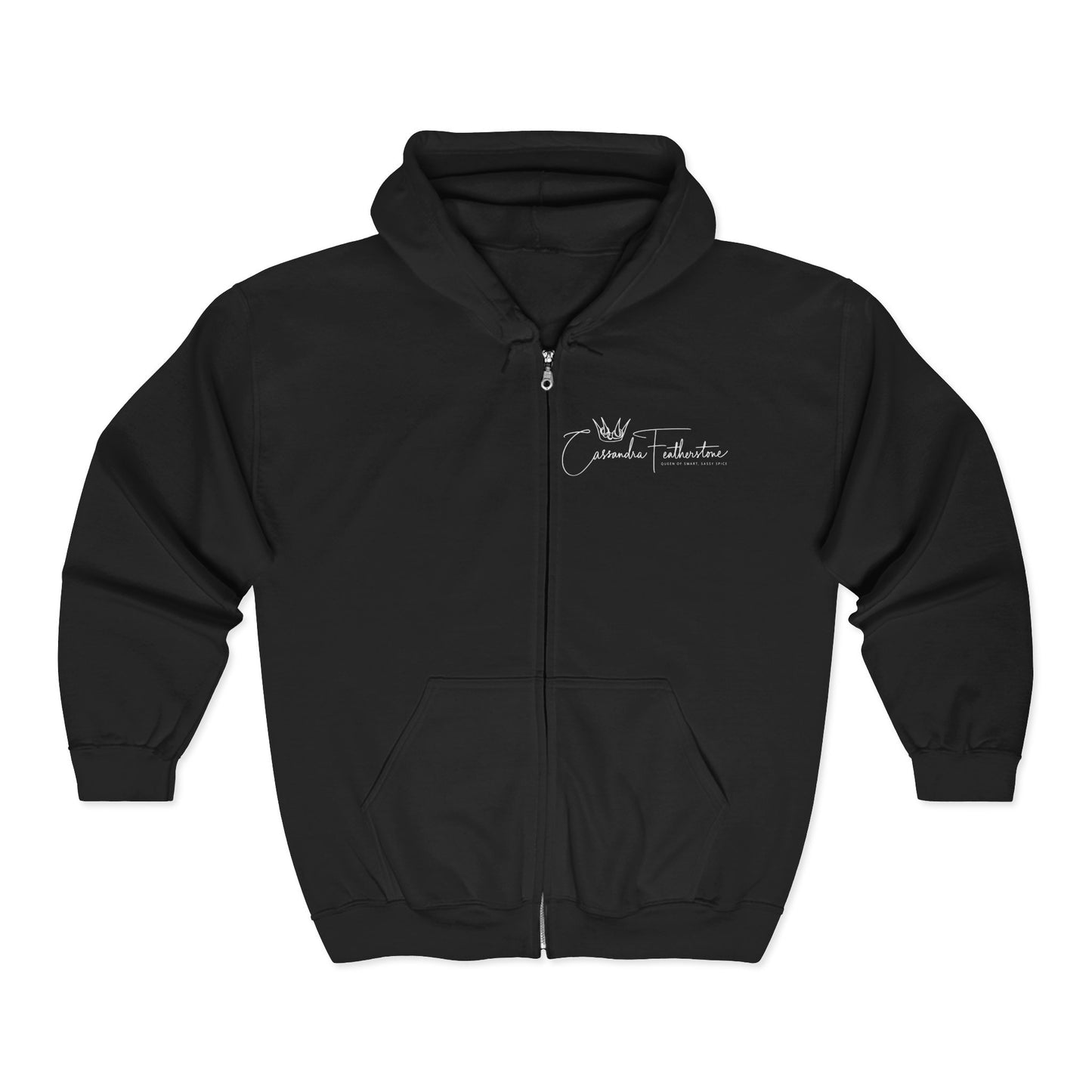 Babe City Bomber Full Zip Hooded Sweatshirt