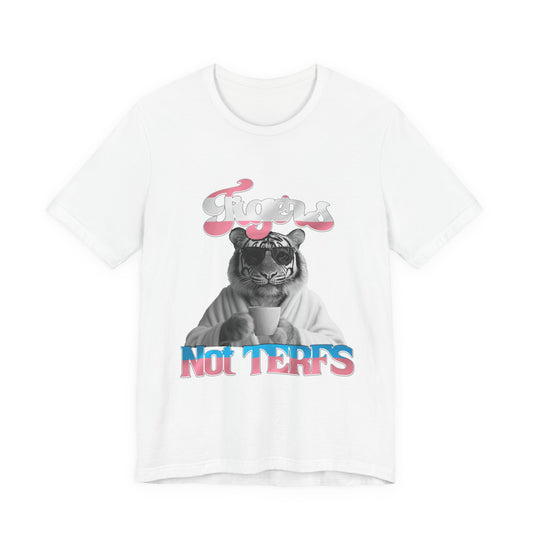 FItz Khan Tigers Not TERFs Unisex Jersey Short Sleeve Tee