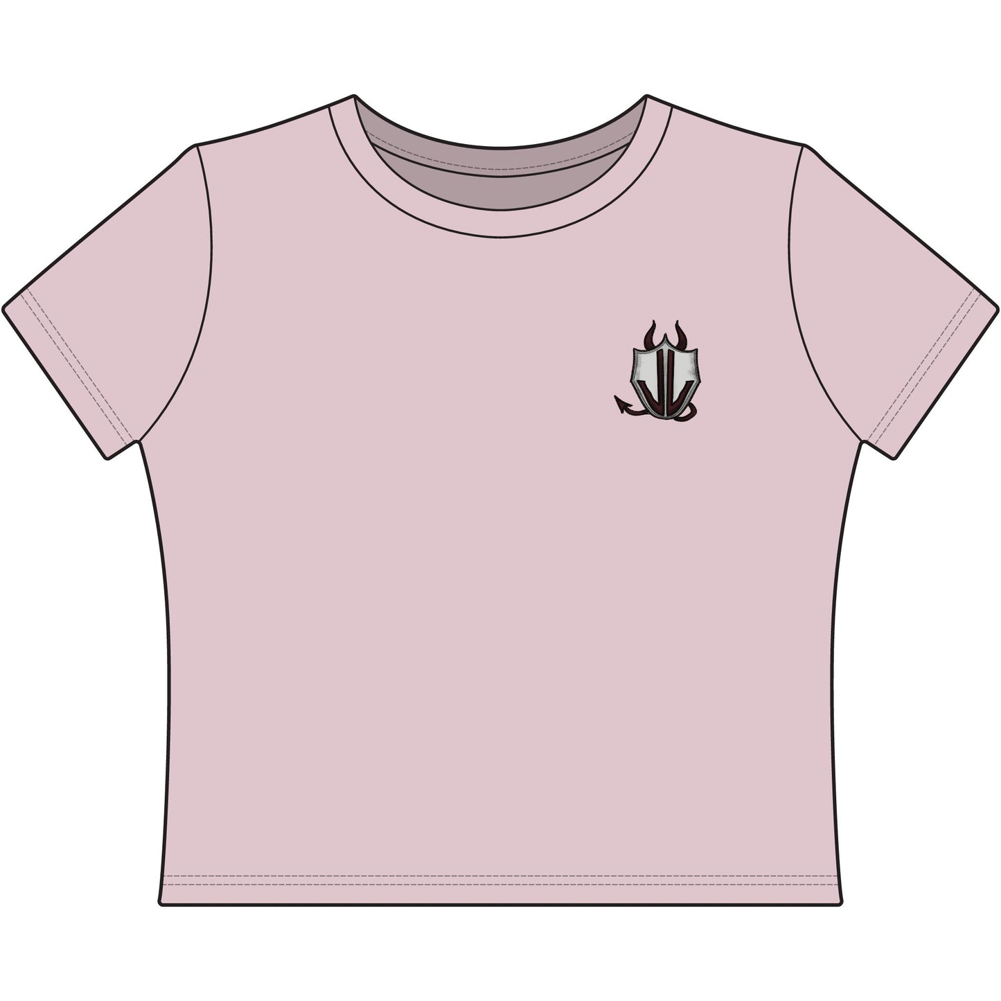 Cassandra Featherstone xPhantom Dame KKDottie Women Baby Tee